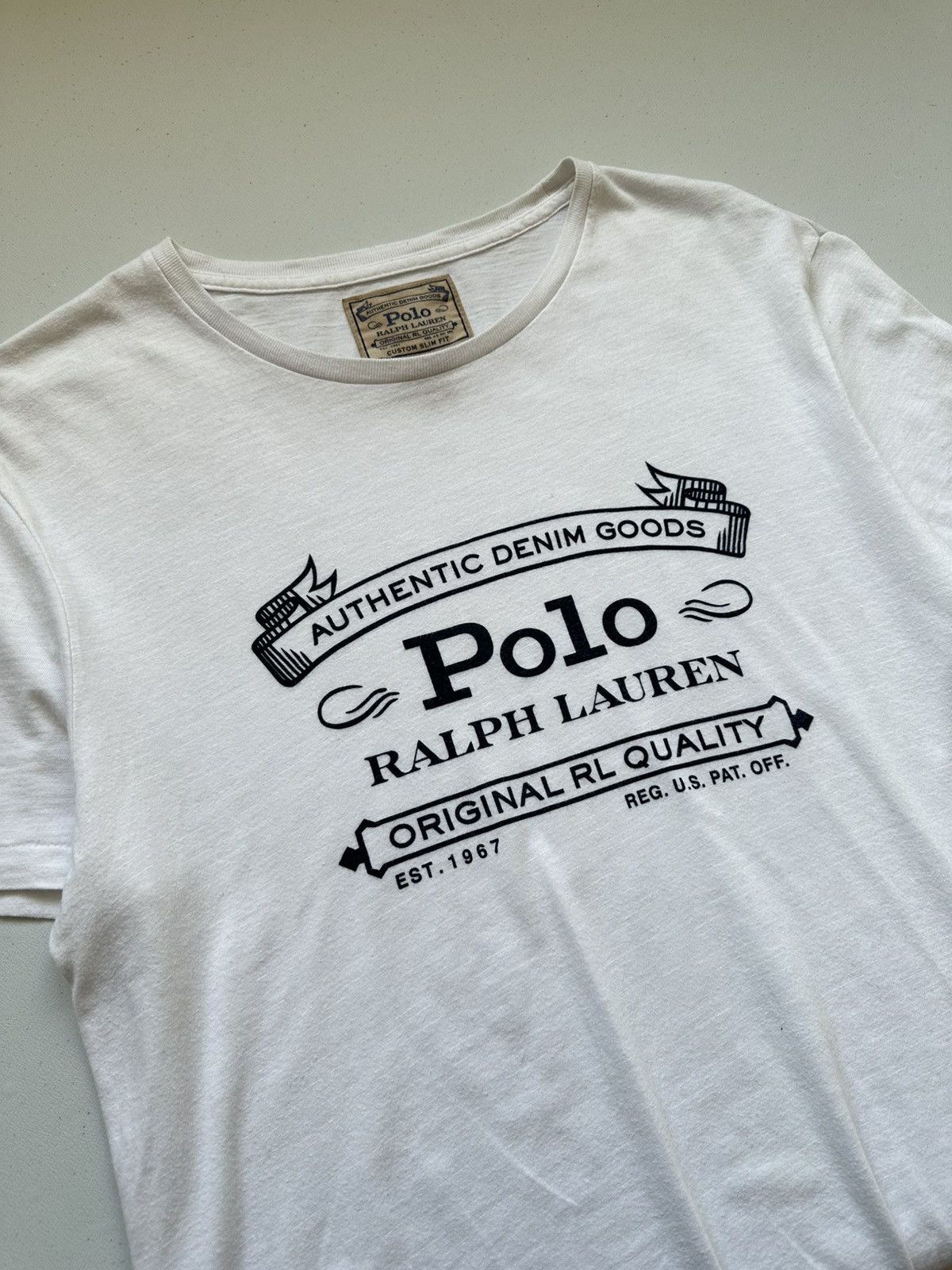 Polo Ralph Lauren Polo Ralph Lauren Streetwear Box Logo Tee Size US M / EU 48-50 / 2 - 4 Thumbnail