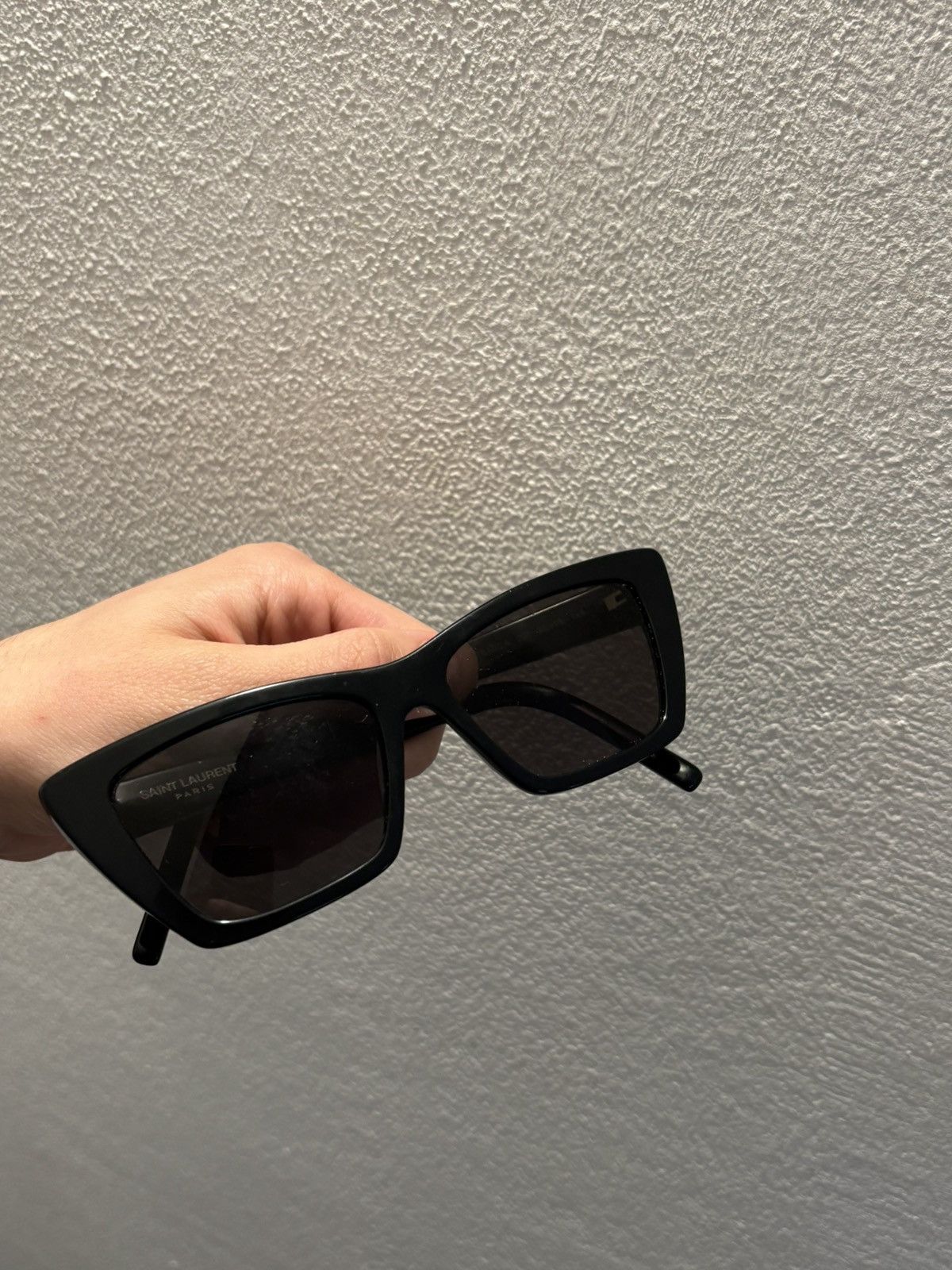 Saint Laurent Paris *HEDI ERA* SAINT LAURENT PARIS TRASHED SUNGLASSES PUNK Size ONE SIZE - 2 Thumbnail