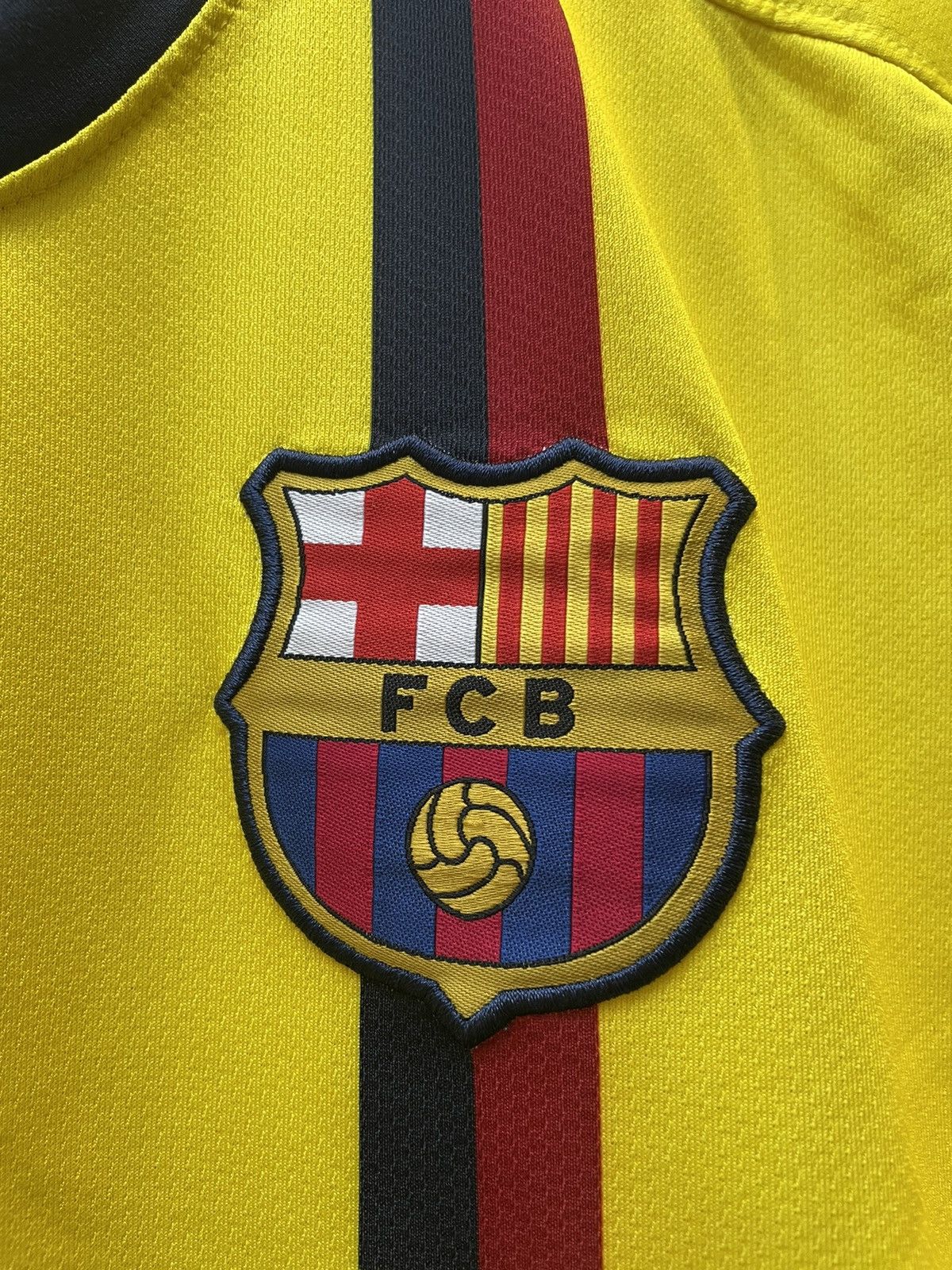 Nike × Vintage NIKE BARCELONA 2008/2009 AWAY SHIRT JERSEY BLOKECORE RARE Size US XL / EU 56 / 4 - 5 Thumbnail