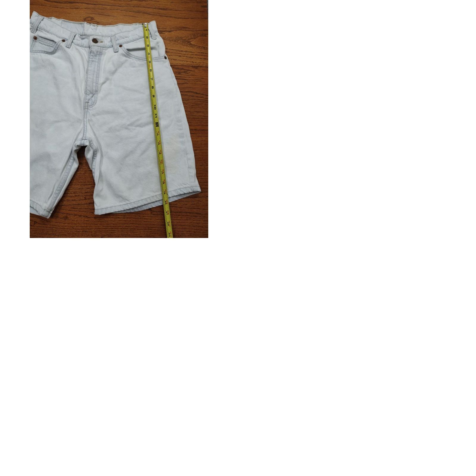 Levi's VINTAGE Levi's Shorts Mens 30 Light Blue 550 Orange Tab Relaxed Denim USA 90s Size US 30 / EU 46 - 10 Thumbnail