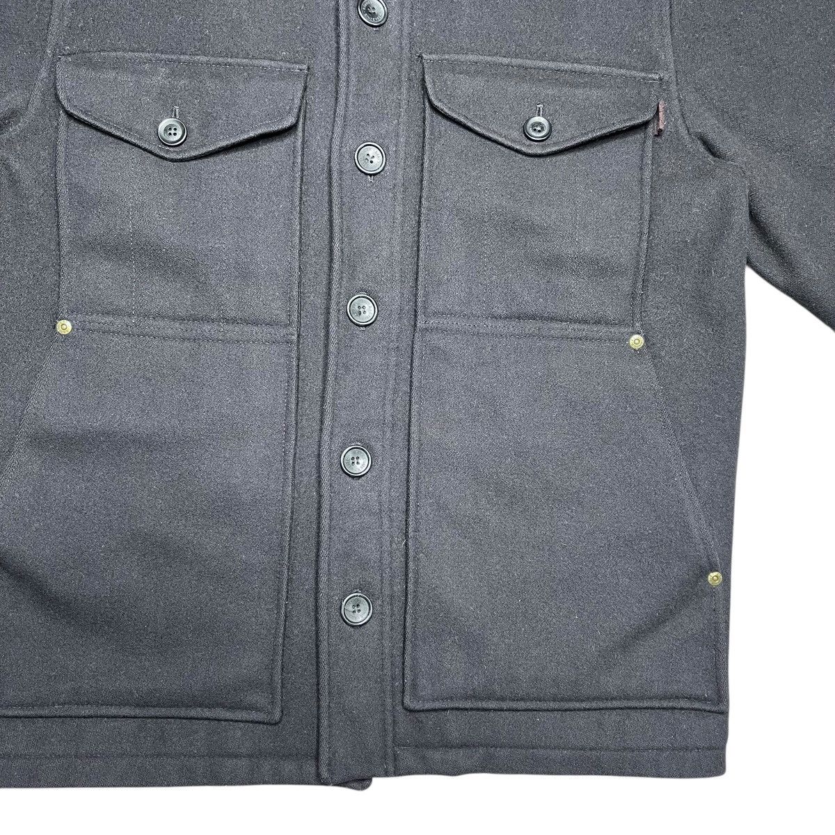 Eddie Bauer Eddie Bauer Wool Navy Blue Mackinaw Button Closure Jacket Size US S / EU 44-46 / 1 - 11 Thumbnail
