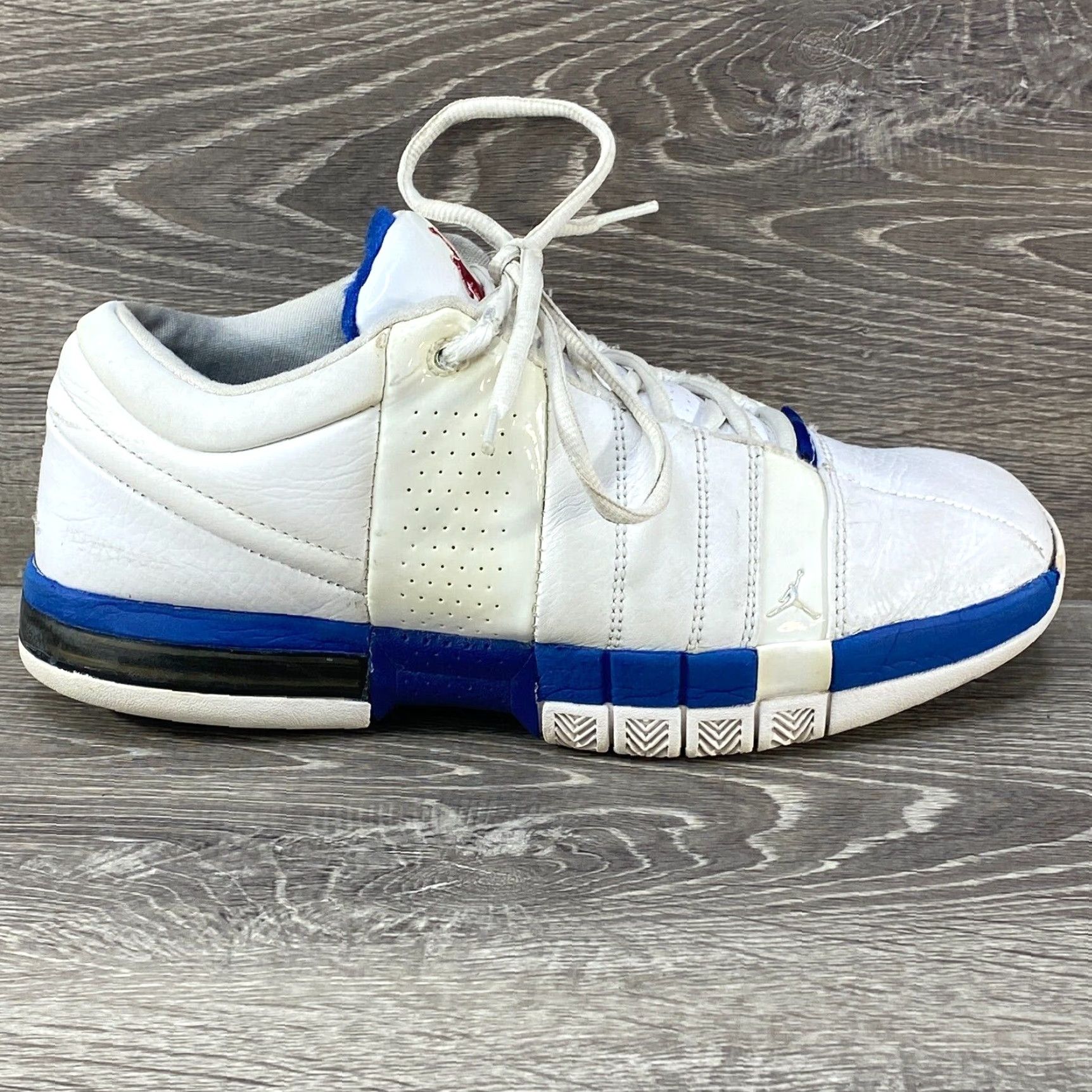 Nike Nike Air Jordan Retro Team Elite Low Top Basketball Shoes White Leather Mens 7.5 Size US M / EU 48-50 / 2 - 2 Thumbnail