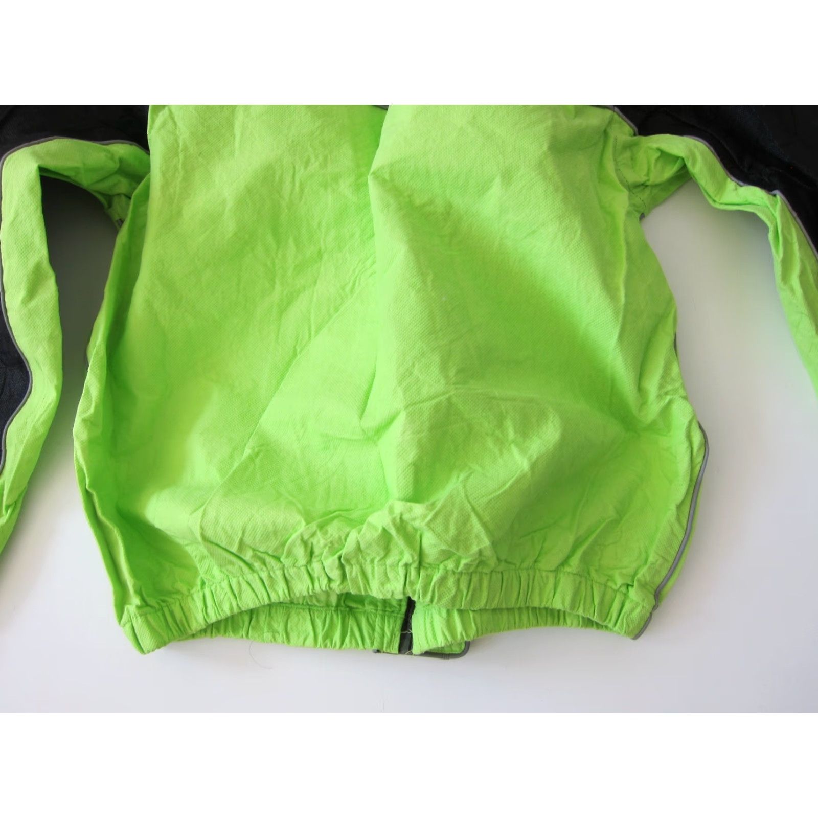 Vintage Frogg Toggs Hi Visibility Green Black Hooded Reflective Motorcycle Rain Jacket S Mens Jacket Size US S / EU 44-46 / 1 - 5 Thumbnail
