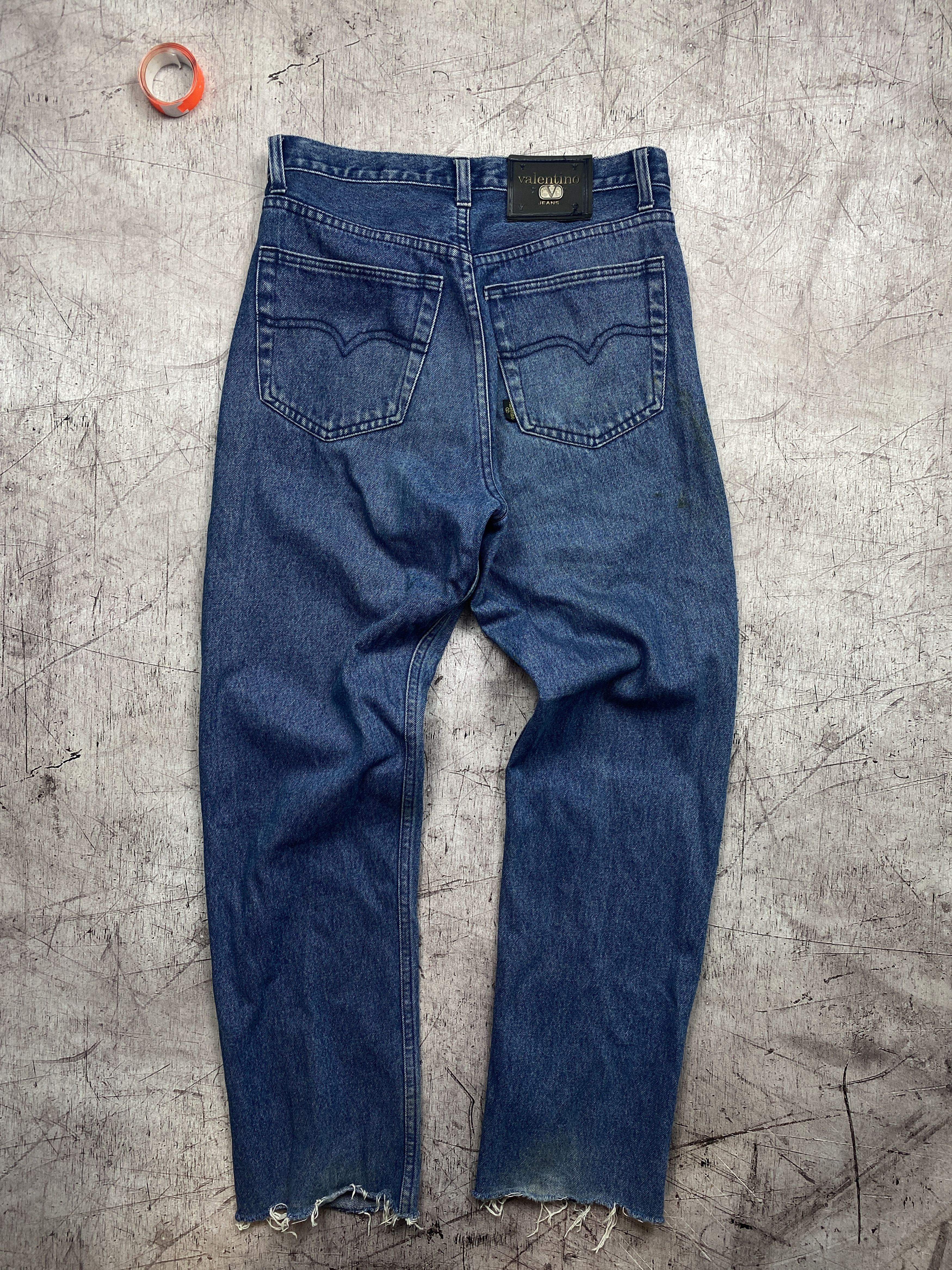 Valentino × Vintage Valentino Jeans Vintage Mens Distressed Denim