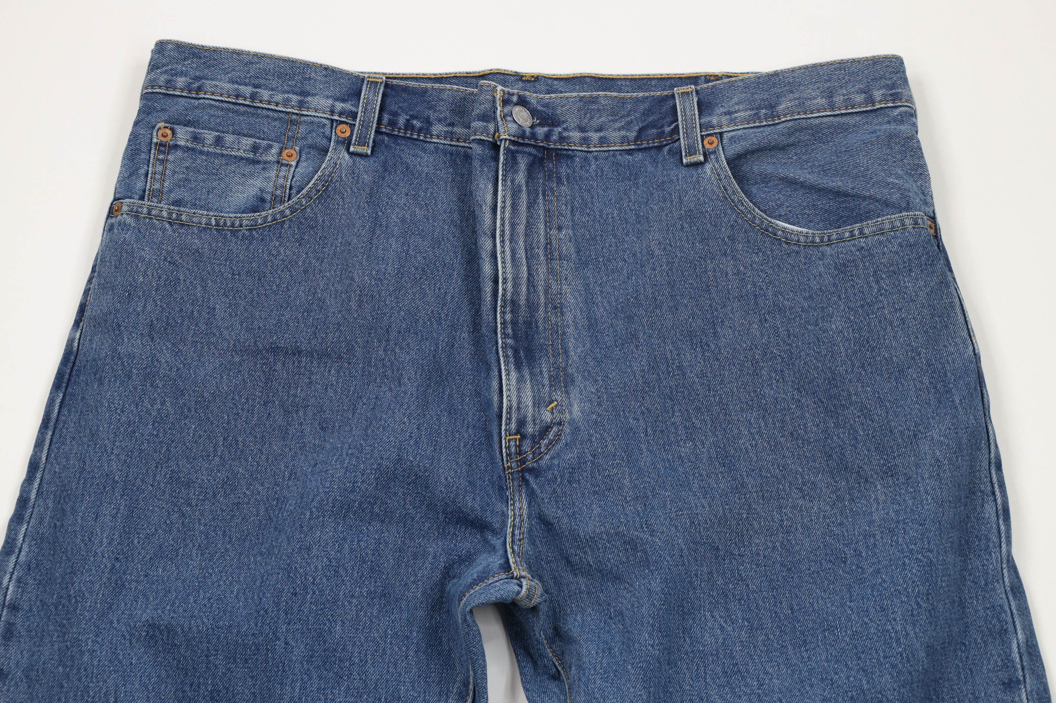 Levi's × Vintage Vintage Y2K Levis 517 Bootcut Flared Denim Jeans Blue Size US 42 / EU 58 - 2 Thumbnail