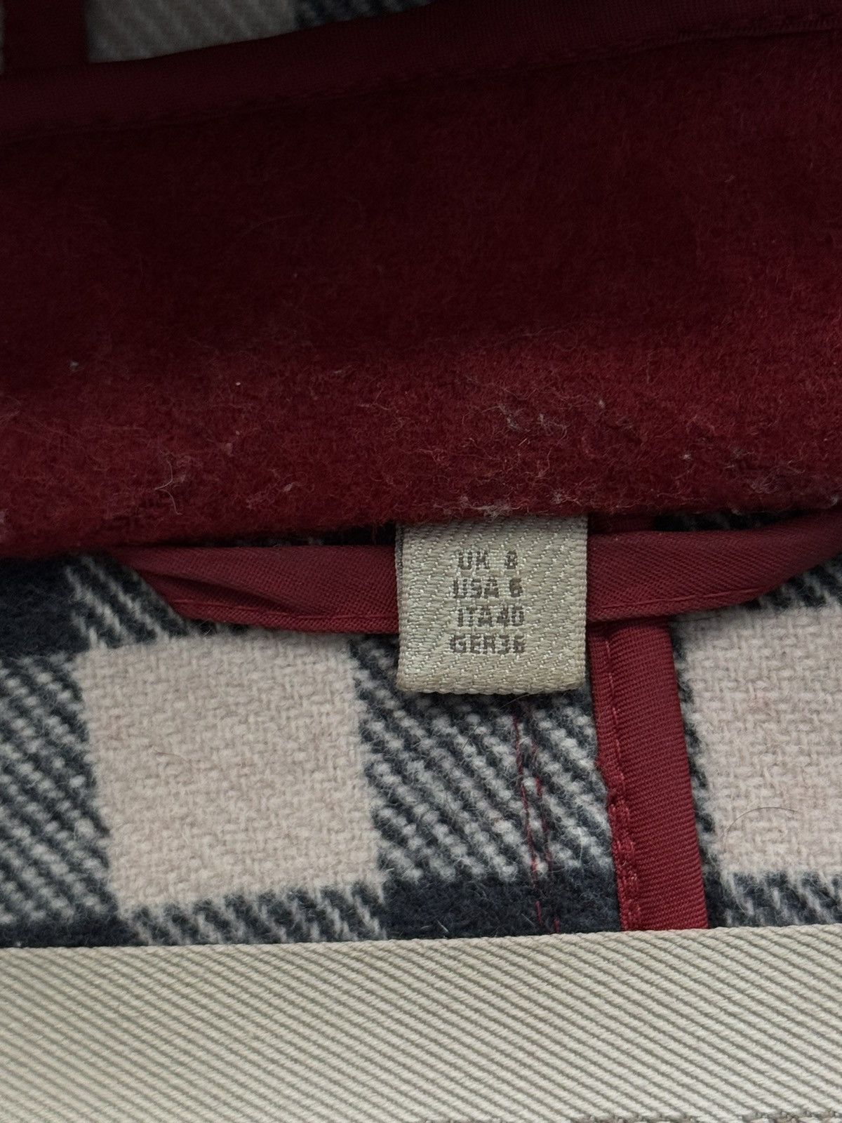 Burberry Burberry Brit nova check lining fur hood wool duffle coat Size M / US 6-8 / IT 42-44 - 7 Thumbnail