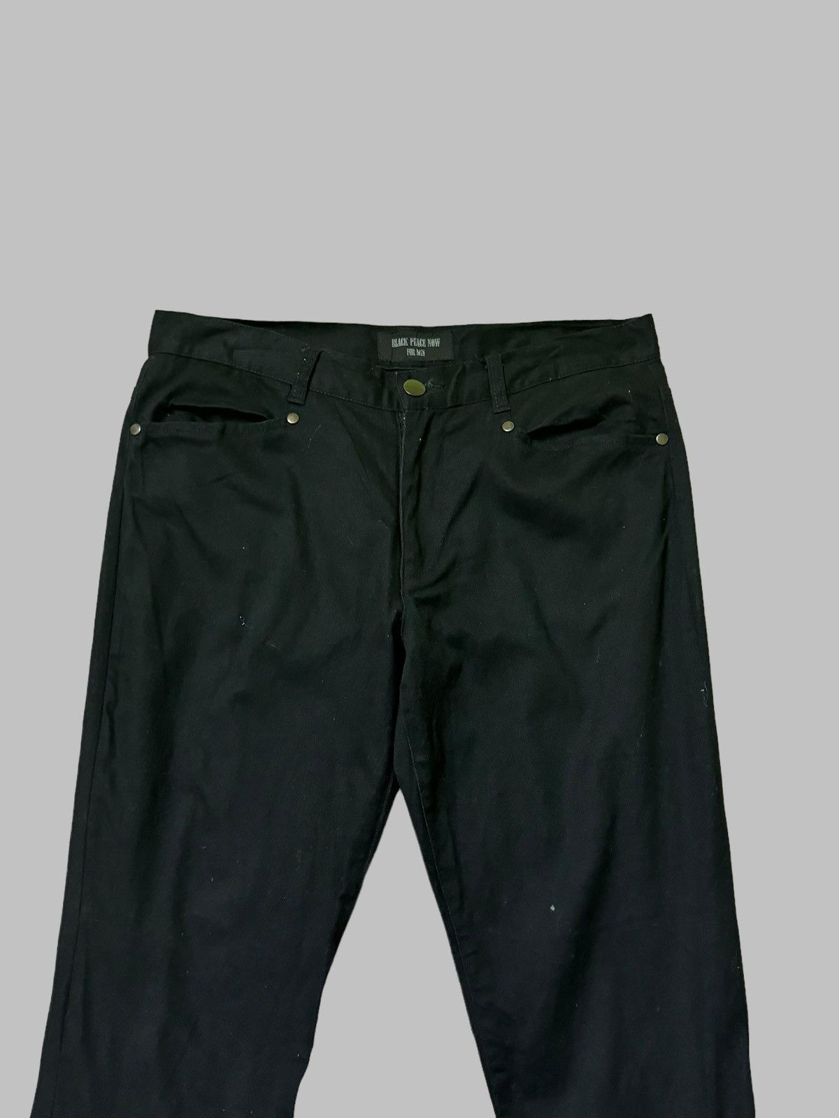 Black Peace Now Bondage Punk Rock Style Pant