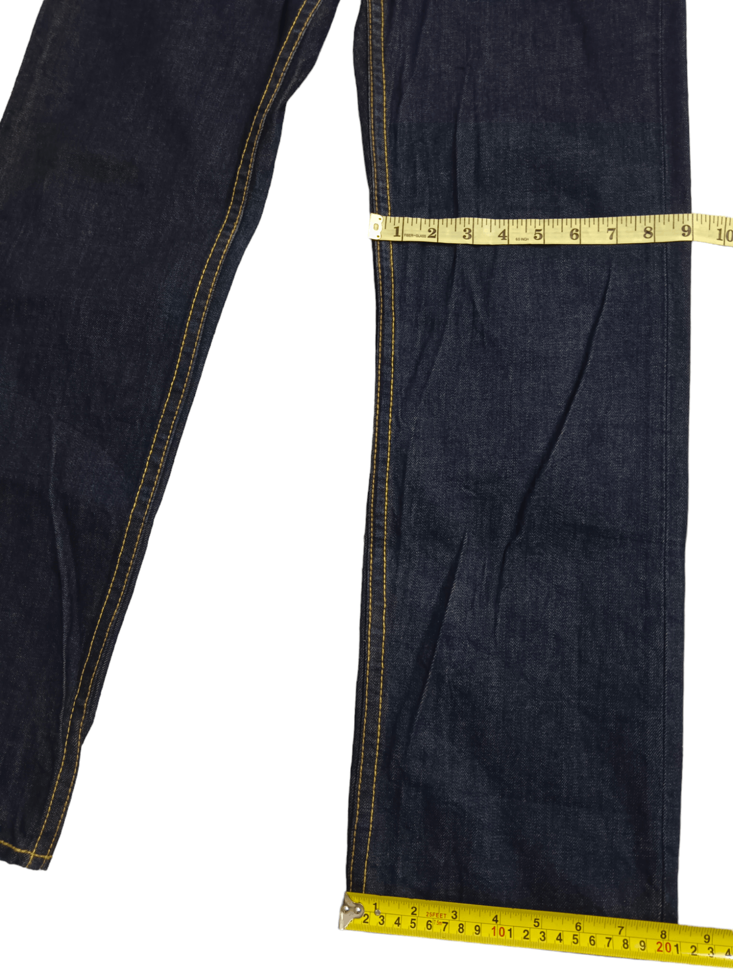 Edition Japan Co&Lu Big Iconic Logo Printed Blue Denim Size US 31 - 7 Thumbnail