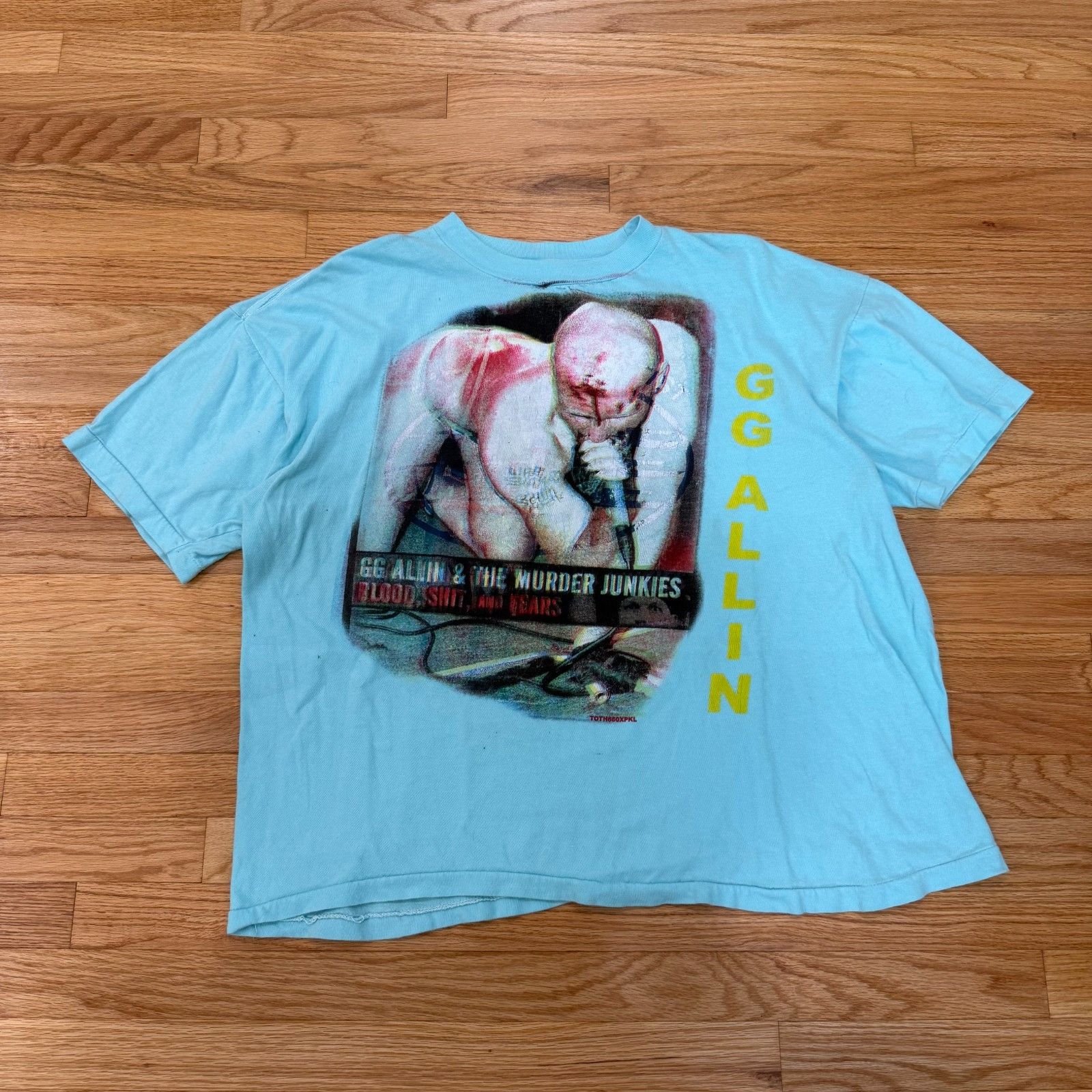 Other Vintage G.G. Allin Bootleg T-Shift By TOTH 660 Size US M / EU 48-50 / 2 - 1 Thumbnail