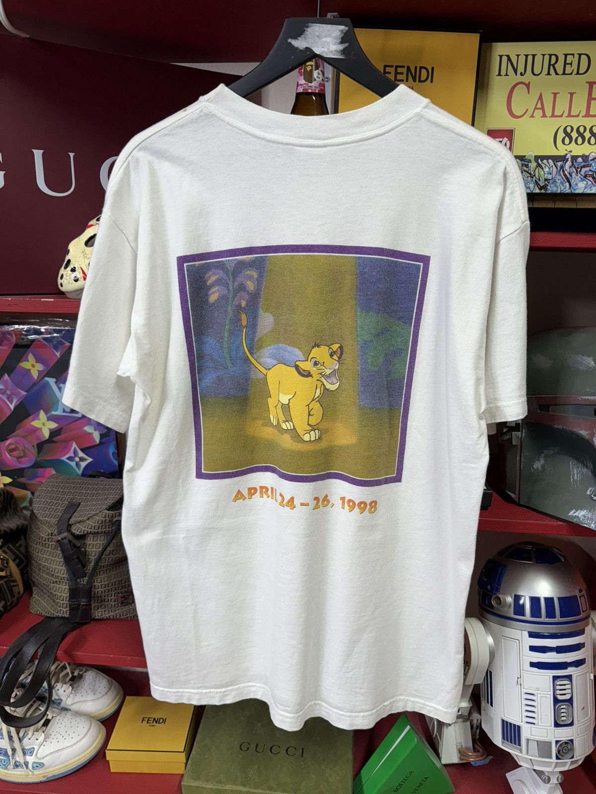 Vintage 90’s Vintage Lion King Disney Movie Tee Shirt Large Size US L / EU 52-54 / 3 - 9 Thumbnail