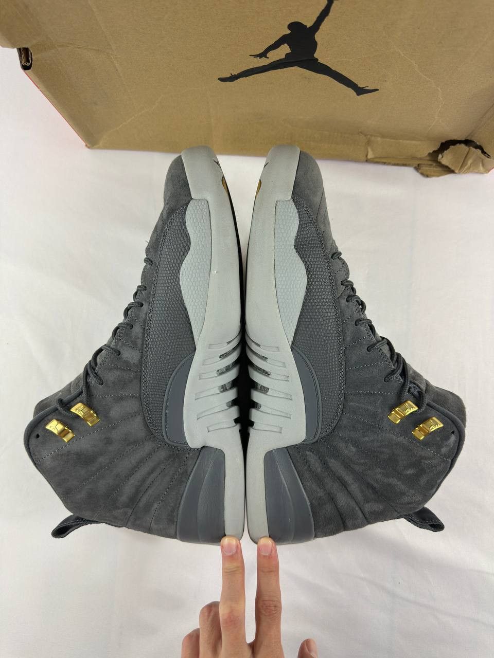 Nike Nike Air Jordan 12 Retro 'Dark Grey' 2017 130690-005 Size US 12 / EU 45 - 10 Thumbnail