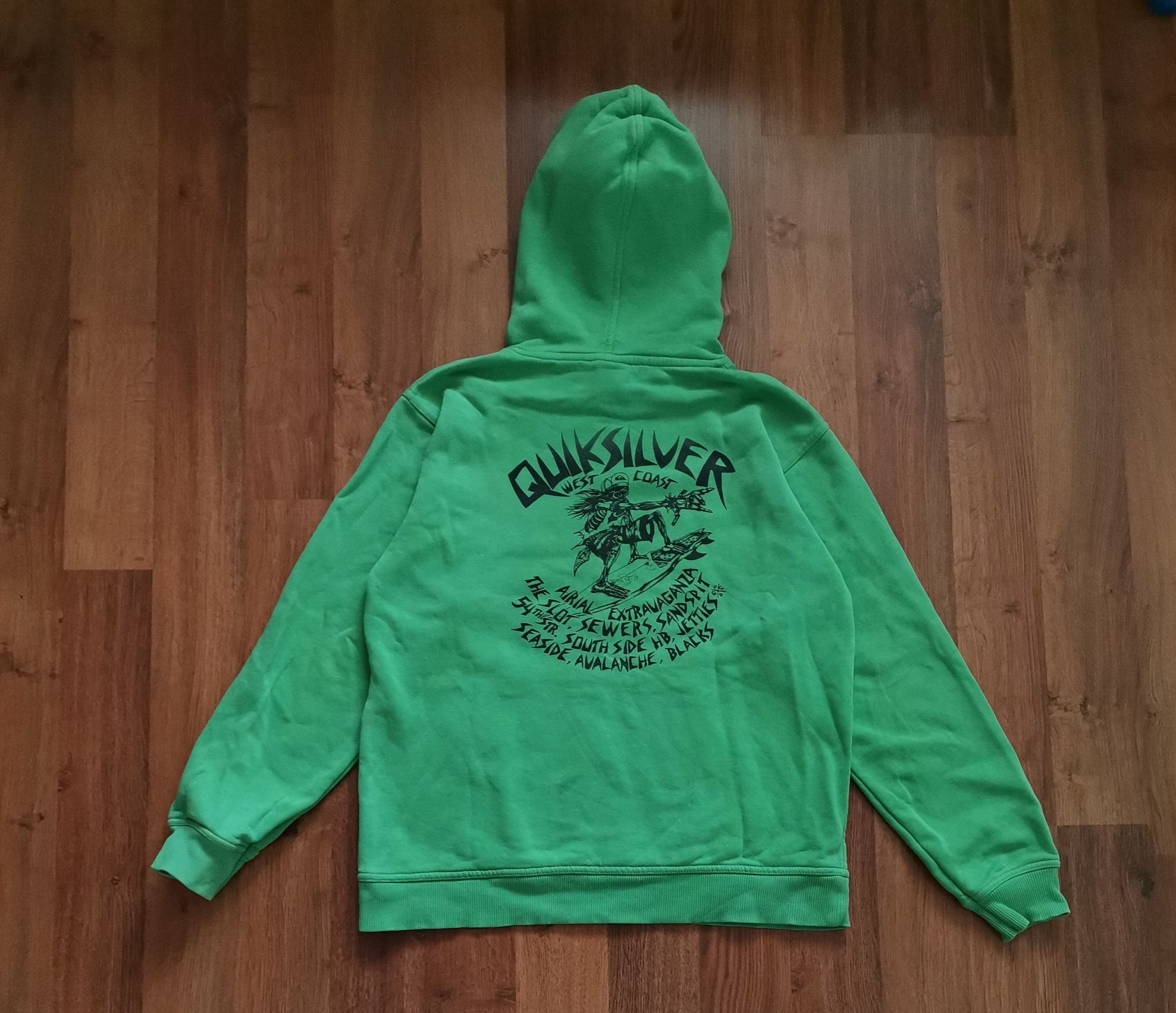 Quiksilver Vintage Quiksilver Hoodie Size US M / EU 48-50 / 2 - 4 Thumbnail