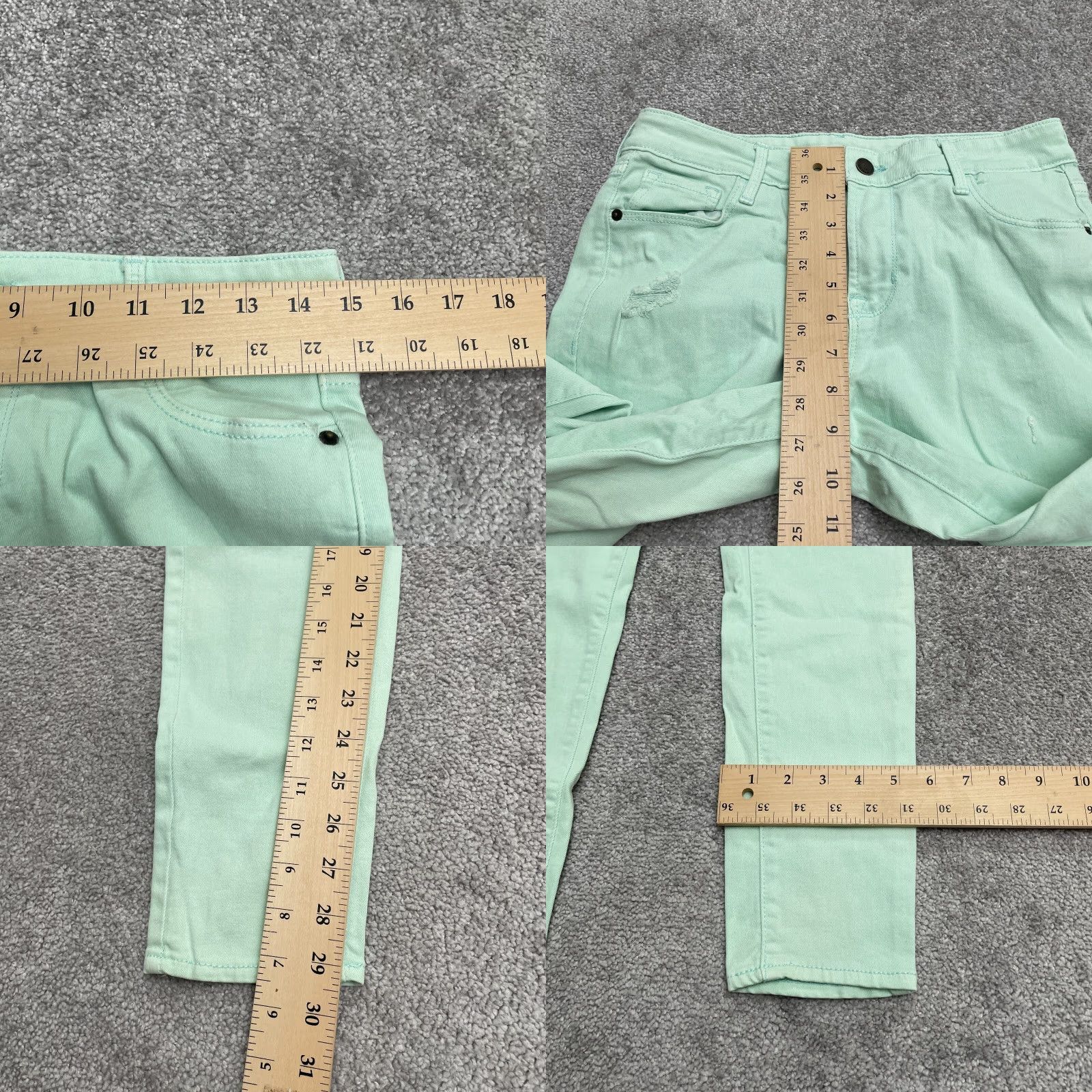 Old Navy **VINTAGE Old Navy Women's Green Mid-Rise Skinny Jeans 6 Regular Fit** User: **Old Navy Women's Green Mid-Rise Skinny Jeans Size 6 Regular Fit** Size 28" / US 6 / IT 42 - 9 Thumbnail