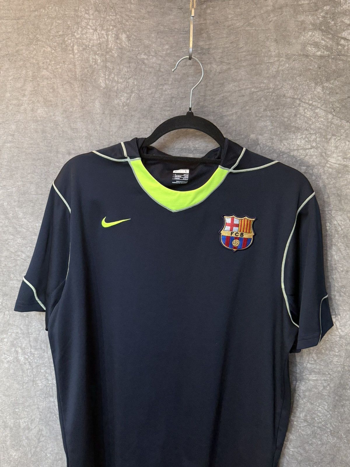 Vintage Vintage Fc Barcelona soccer jersey Nike 2007-08 Size US L / EU 52-54 / 3 - 2 Thumbnail