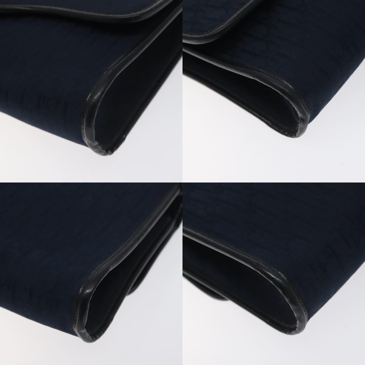 Dior DIOR Trotter Canvas Shoulder Bag Navy Size ONE SIZE - 10 Thumbnail