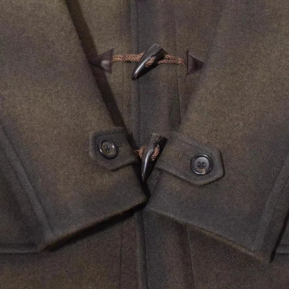 Backbone Hooded Toggle Coat with Satin Lining - Black S. Size US S / EU 44-46 / 1 - 5 Thumbnail