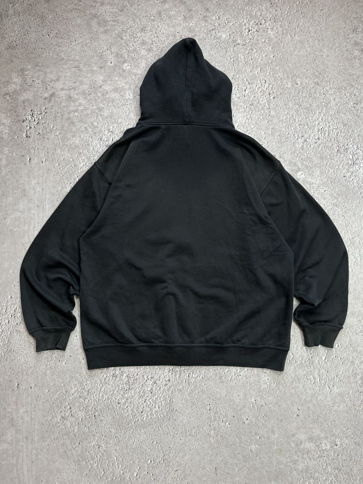 Fruit Of The Loom Vintage Fruit of the Loom Black Zip Hoodie Oversized L Size US L / EU 52-54 / 3 - 8 Thumbnail