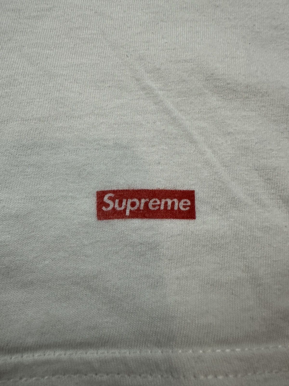 Hanes × Supreme Supreme Hanes White Tee Small Box Logo Size US S / EU 44-46 / 1 - 3 Thumbnail