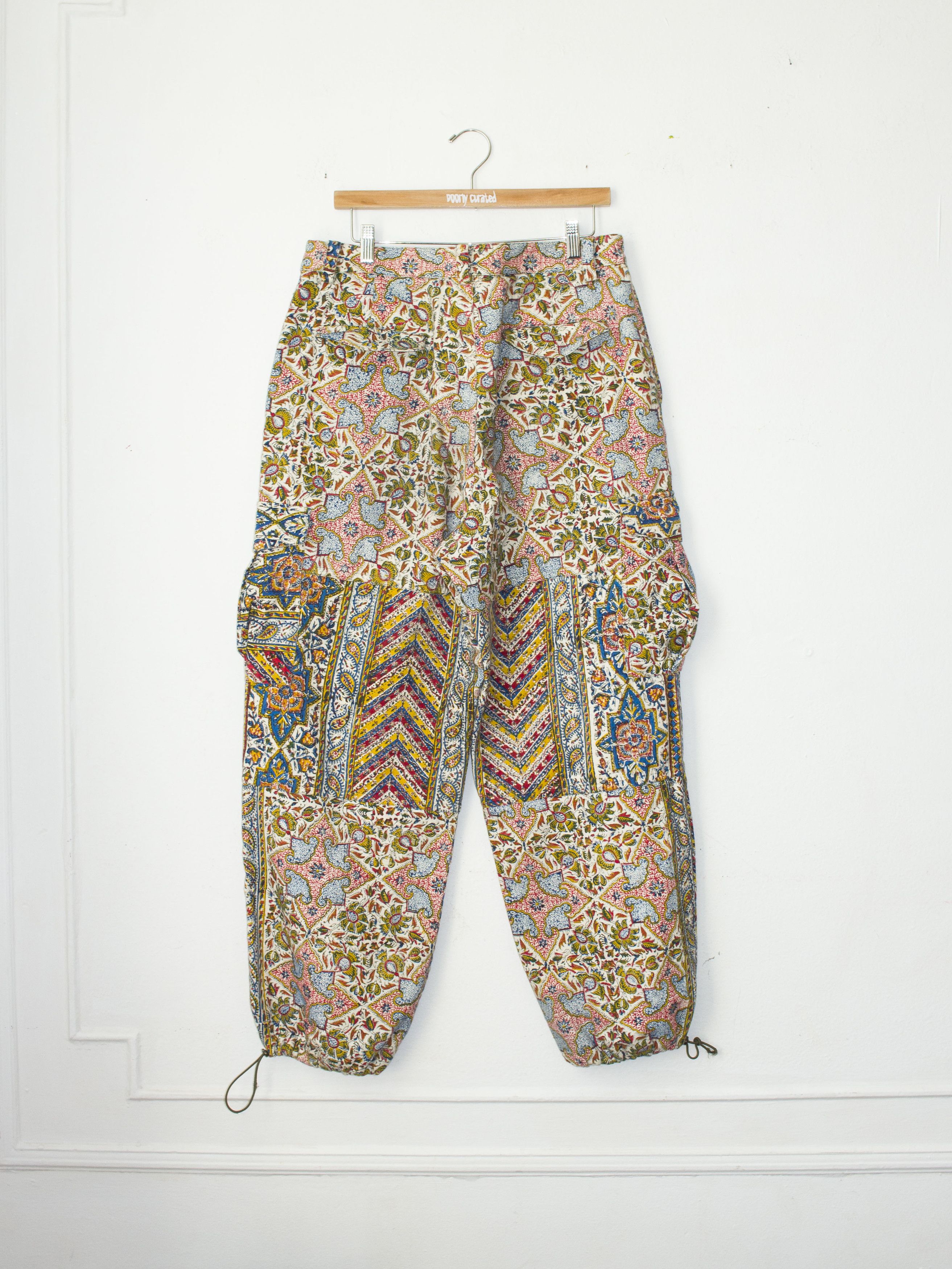 image of Fall 2019 Paria Farzaneh Iranian Print Cargo Trousers, Men's (Size 35)