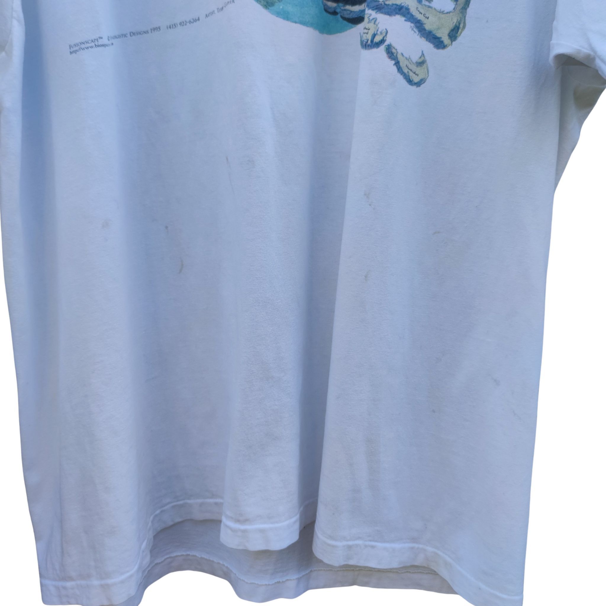Vintage Terry Guyer Historical Map Collection Art T Shirt Size US XL / EU 56 / 4 - 5 Thumbnail