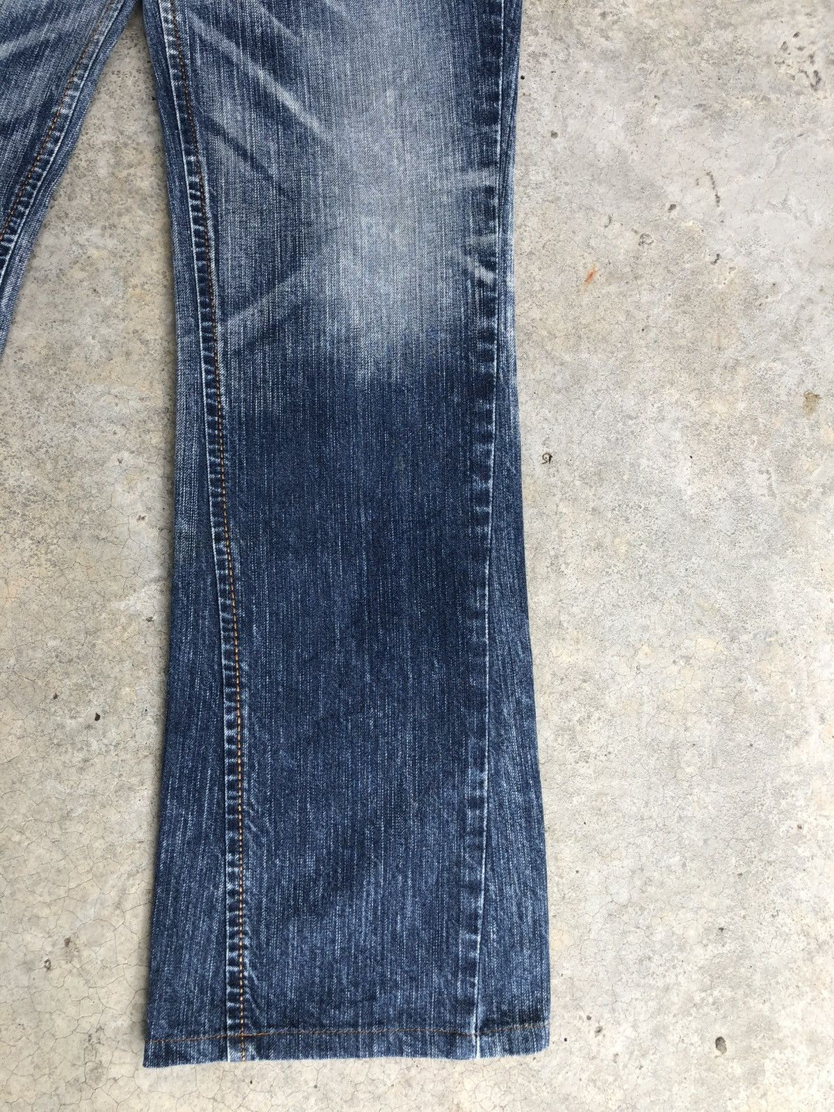 If Six Was Nine Japanese Edwin XU Flared Jeans Distressed Jeans Size US 31 - 7 Thumbnail