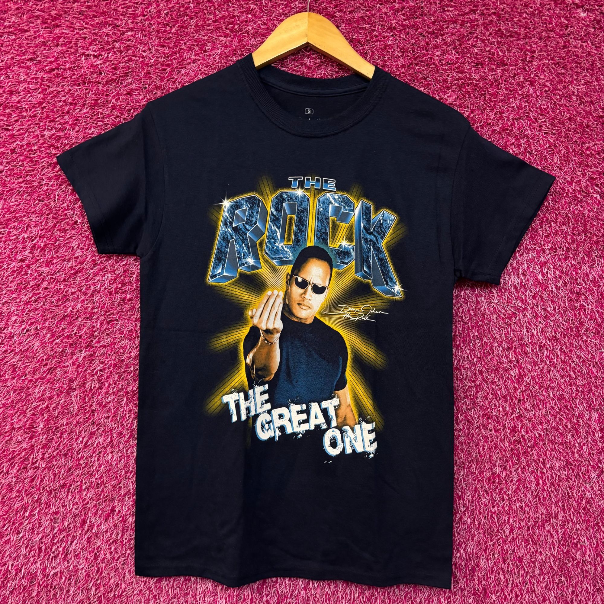 WWE WWE Dwayne The Rock Johnson The Great One Navy T-Shirt Small Size US S / EU 44-46 / 1 - 1 Thumbnail