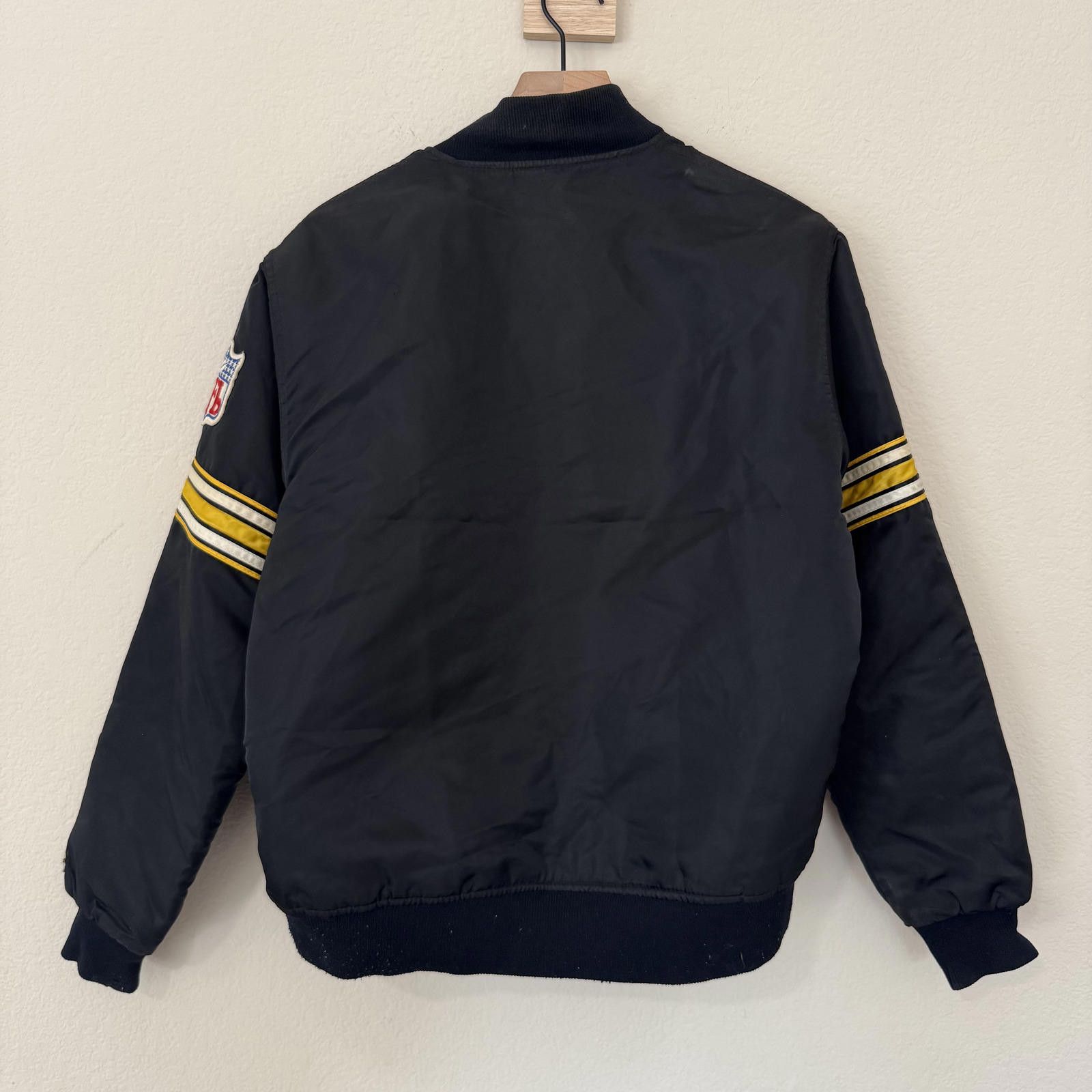 Starter Starter Jacket Men's M Black Steelers VTG 80s NFL Rare Size US M / EU 48-50 / 2 - 7 Thumbnail