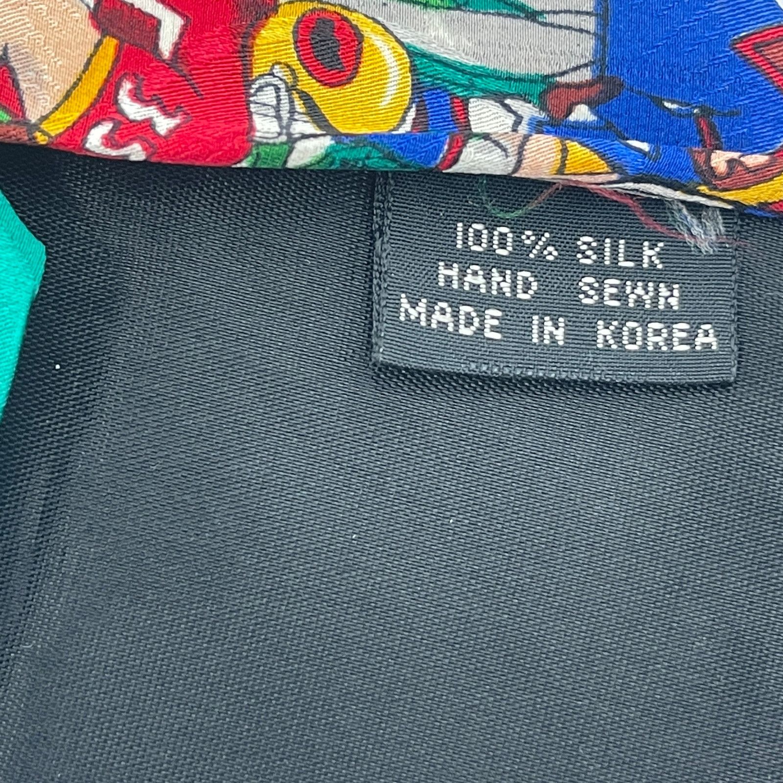 Nicole Miller Nicole Miller Silk Tie Football Theme Vintage 90s Deadstock Size ONE SIZE - 6 Thumbnail