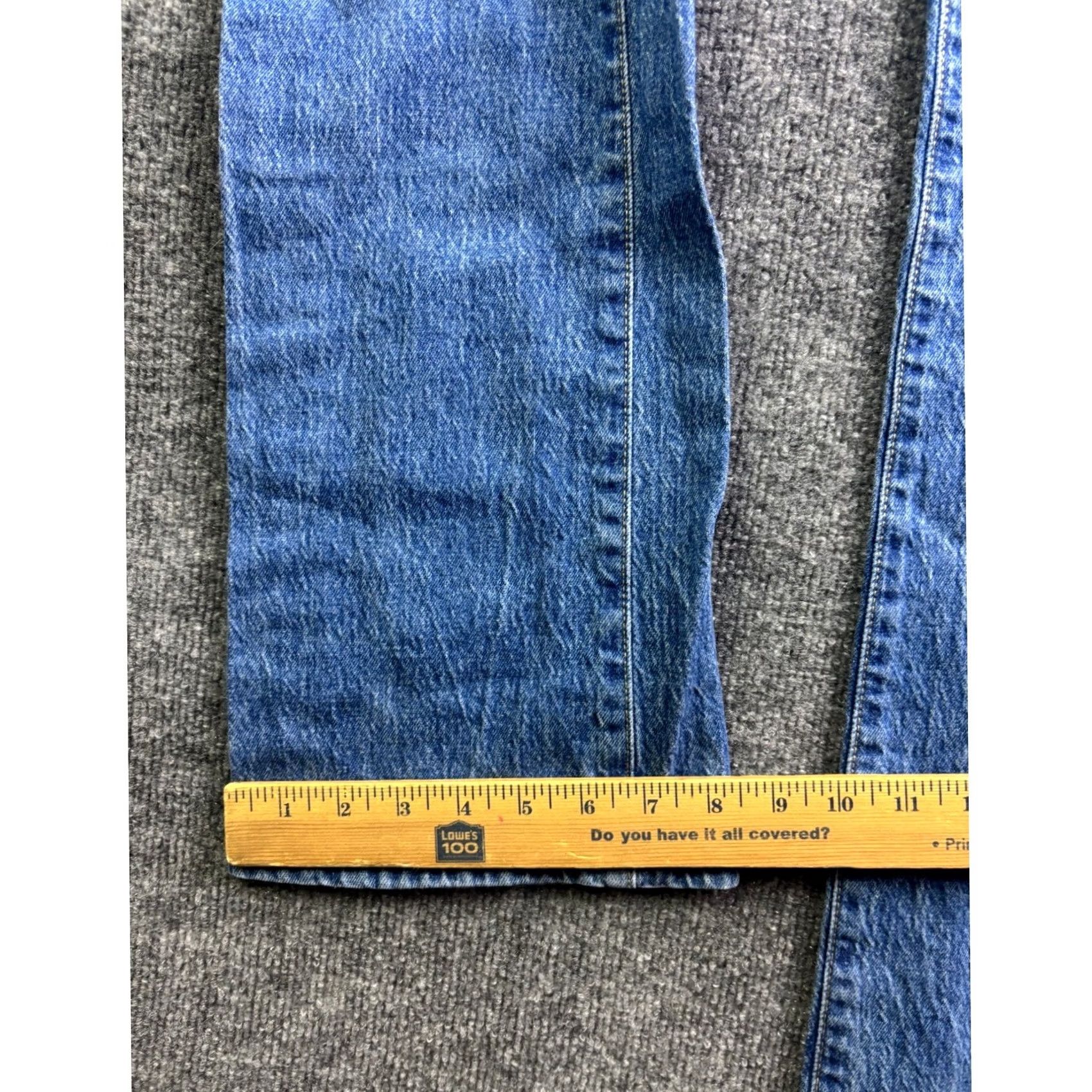 Madewell Madewell Jeans Womens 27 Blue High Rise Zipper Pocket Straight Flare Denim Size 27" / US 4 / IT 40 - 6 Thumbnail