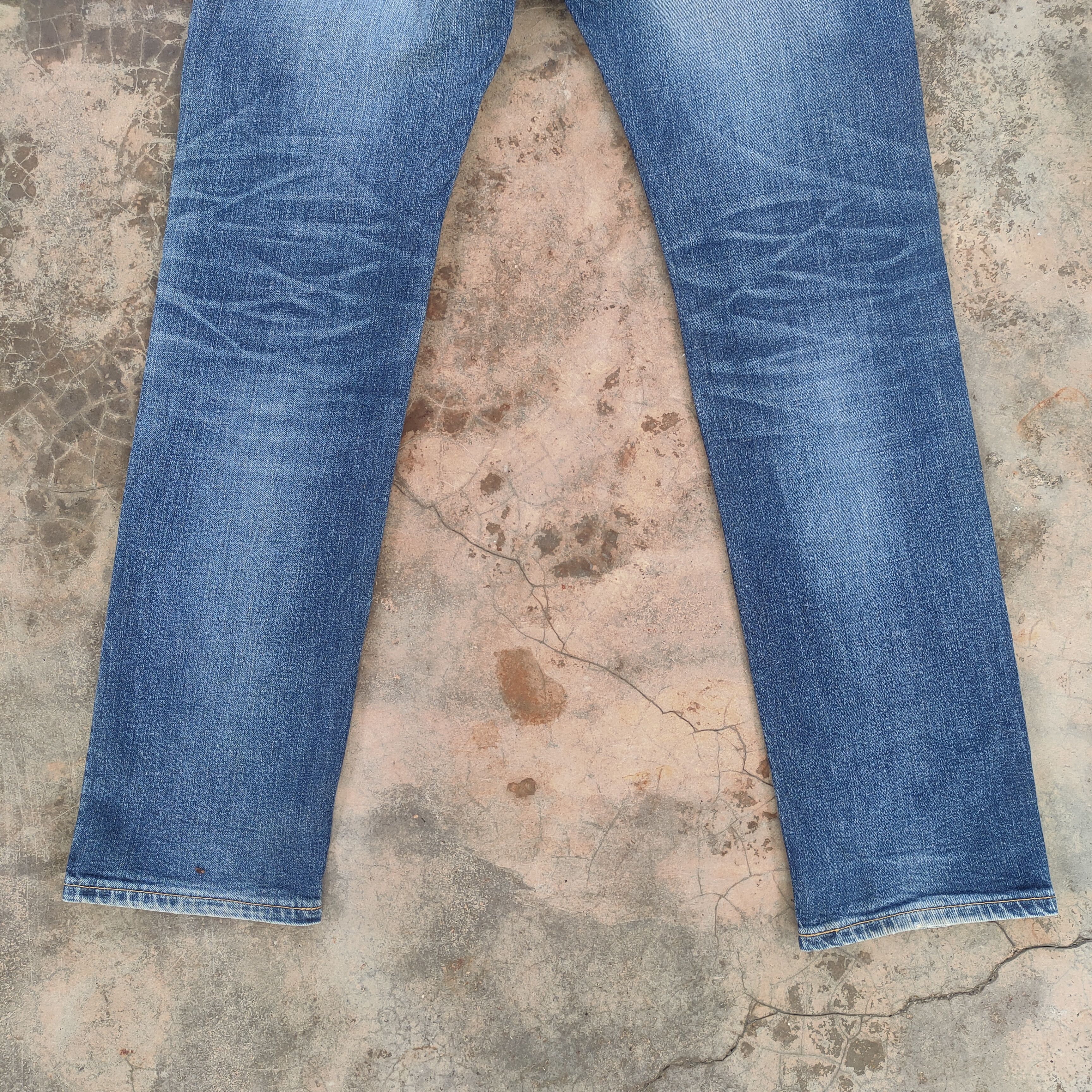 Edwin VINTAGE EDWIN SKINNY FADED RIPPED JEANS DENIM PANTS Size US 34 / EU 50 - 12 Thumbnail