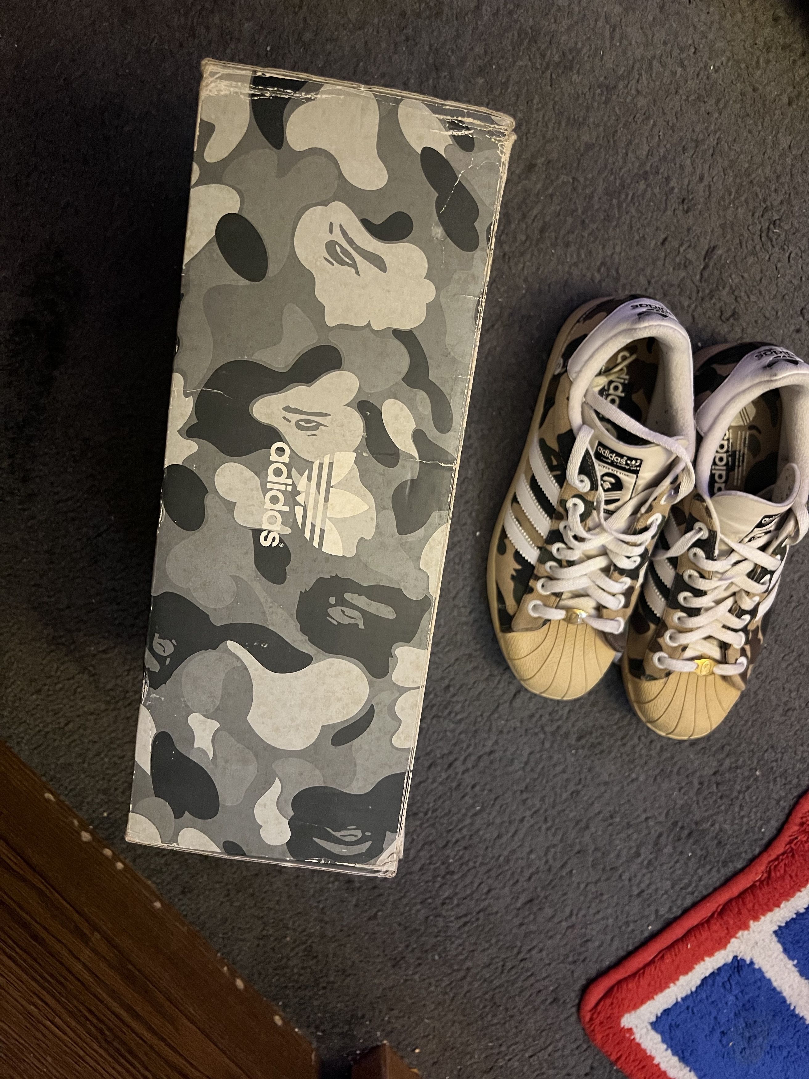 Adidas Adidas x Bape Super Ape Skate Size US 8.5 / EU 41-42 - 13 Thumbnail