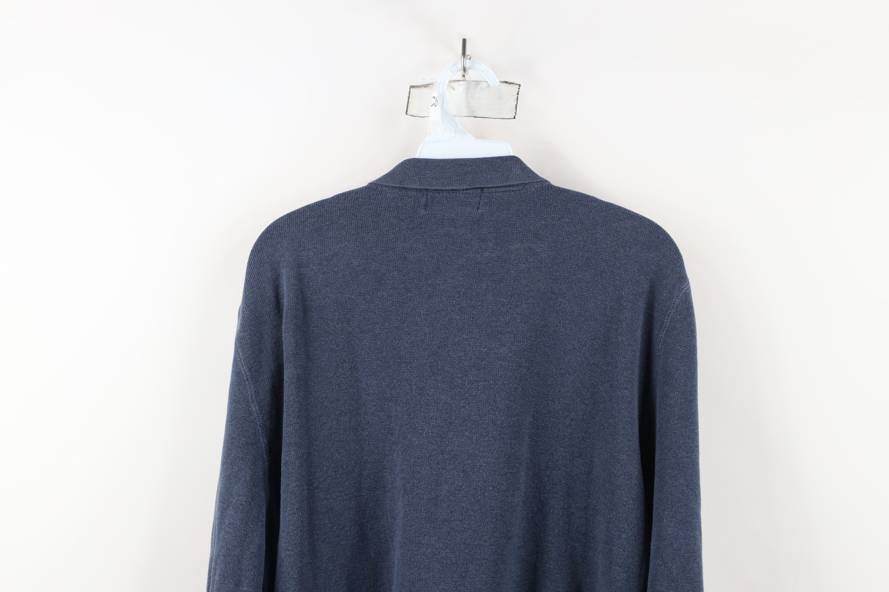 Eddie Bauer × Vintage Vintage 90s Eddie Bauer Heavyweight Thermal Collared Polo Size US XL / EU 56 / 4 - 12 Thumbnail