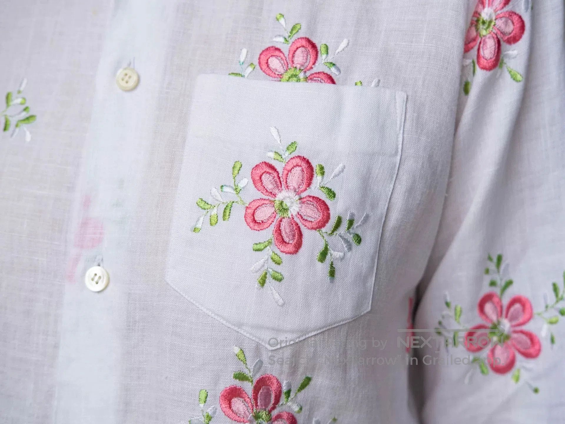Junya Watanabe junya watanabe floral embroidery shirt. Size US M / EU 48-50 / 2 - 7 Thumbnail