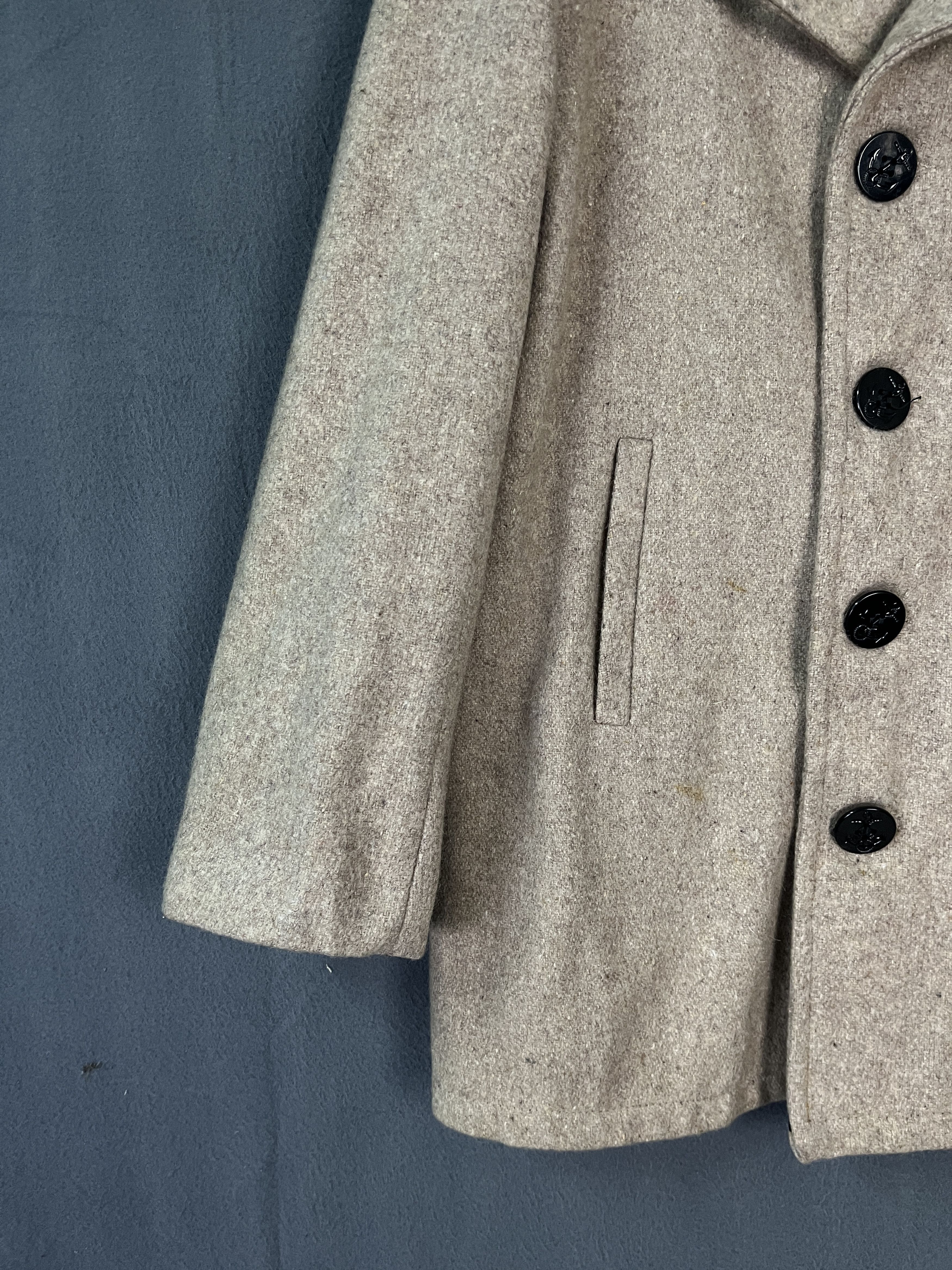 Vintage Corinth Mfg Pea Coat Made in USA Military Uniform Size US M / EU 48-50 / 2 - 5 Thumbnail
