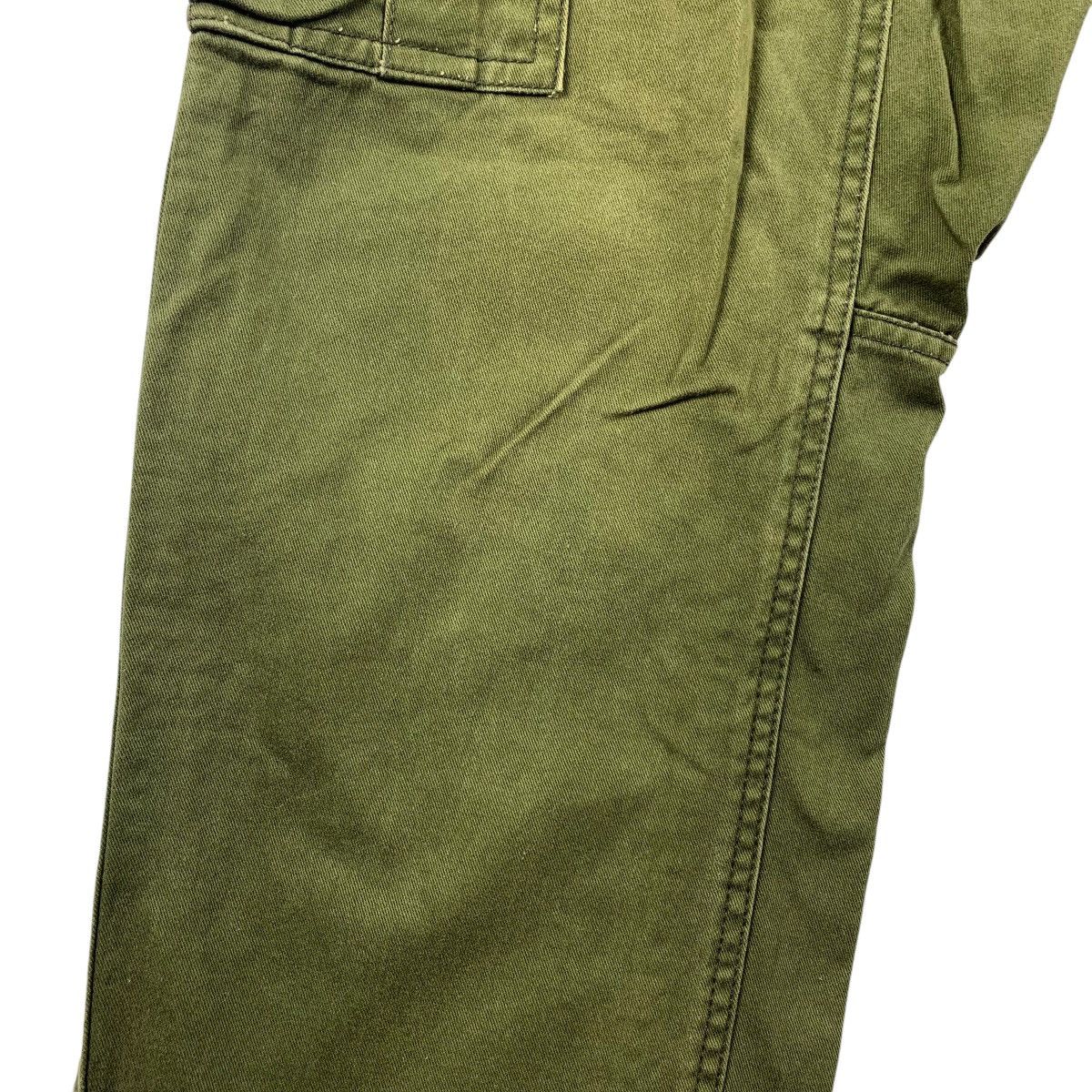 Japanese Brand SURPLUS SEMINARY Army colour cargo pants Size US 31 - 10 Thumbnail