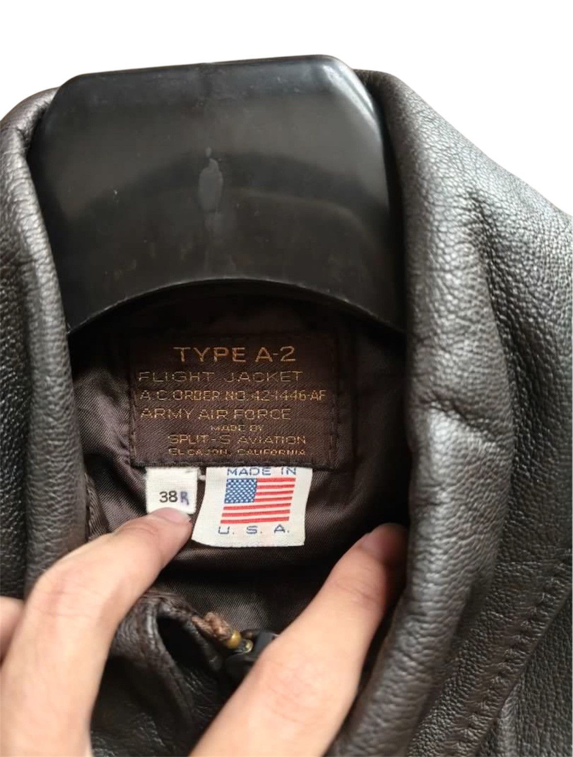Vintage True Vintage 60’s Split S Aviation A-2 Flight Jacket Size US M / EU 48-50 / 2 - 6 Thumbnail