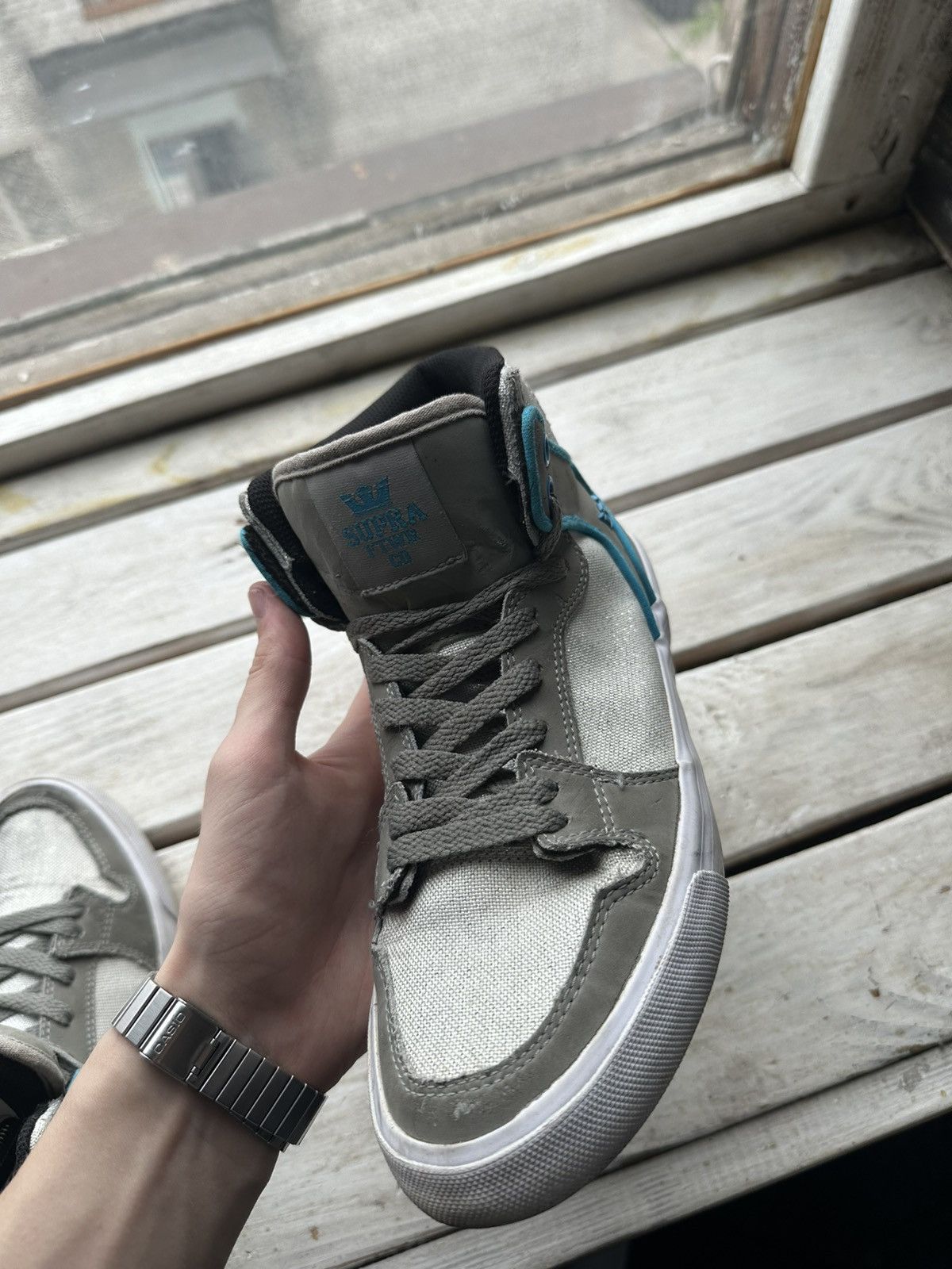 Supra × Vintage 🚨Supra Skytop High Top Skate Sneaker Shoes Mens Size US 7 / EU 40 - 8 Thumbnail
