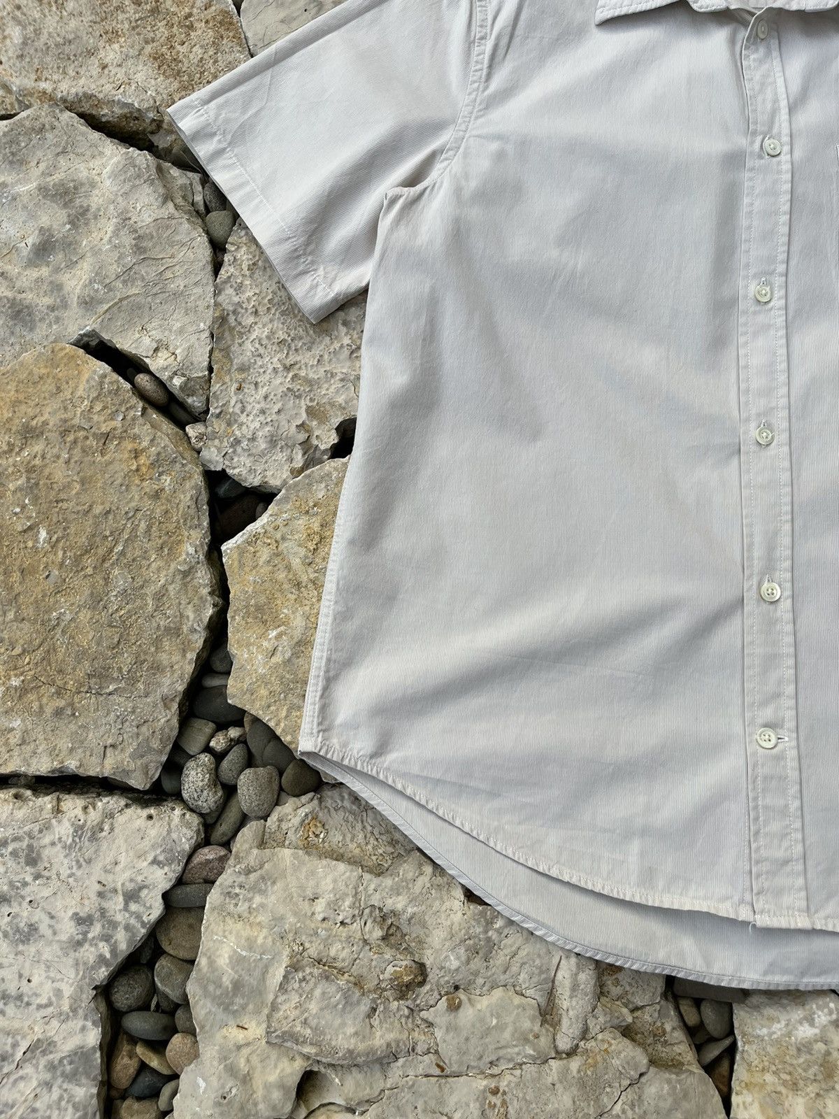 Norse Projects Norse Projects osvald micro stripe ss cotton pocket shirt Size US S / EU 44-46 / 1 - 6 Thumbnail