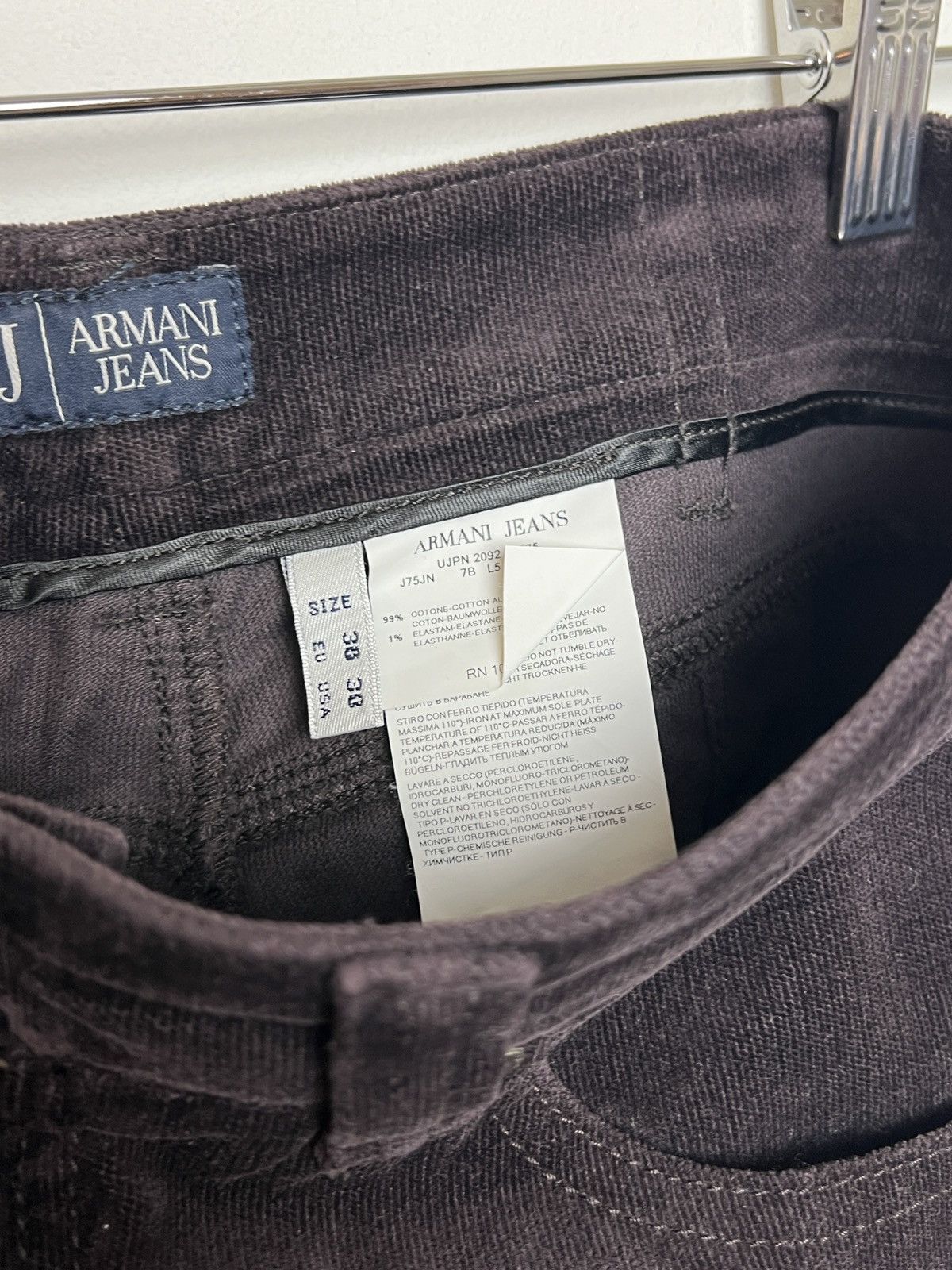 パンツ Giorgio Armani archive velor pants Archival Clothing × Giorgio Armani × Vintage armani y2k