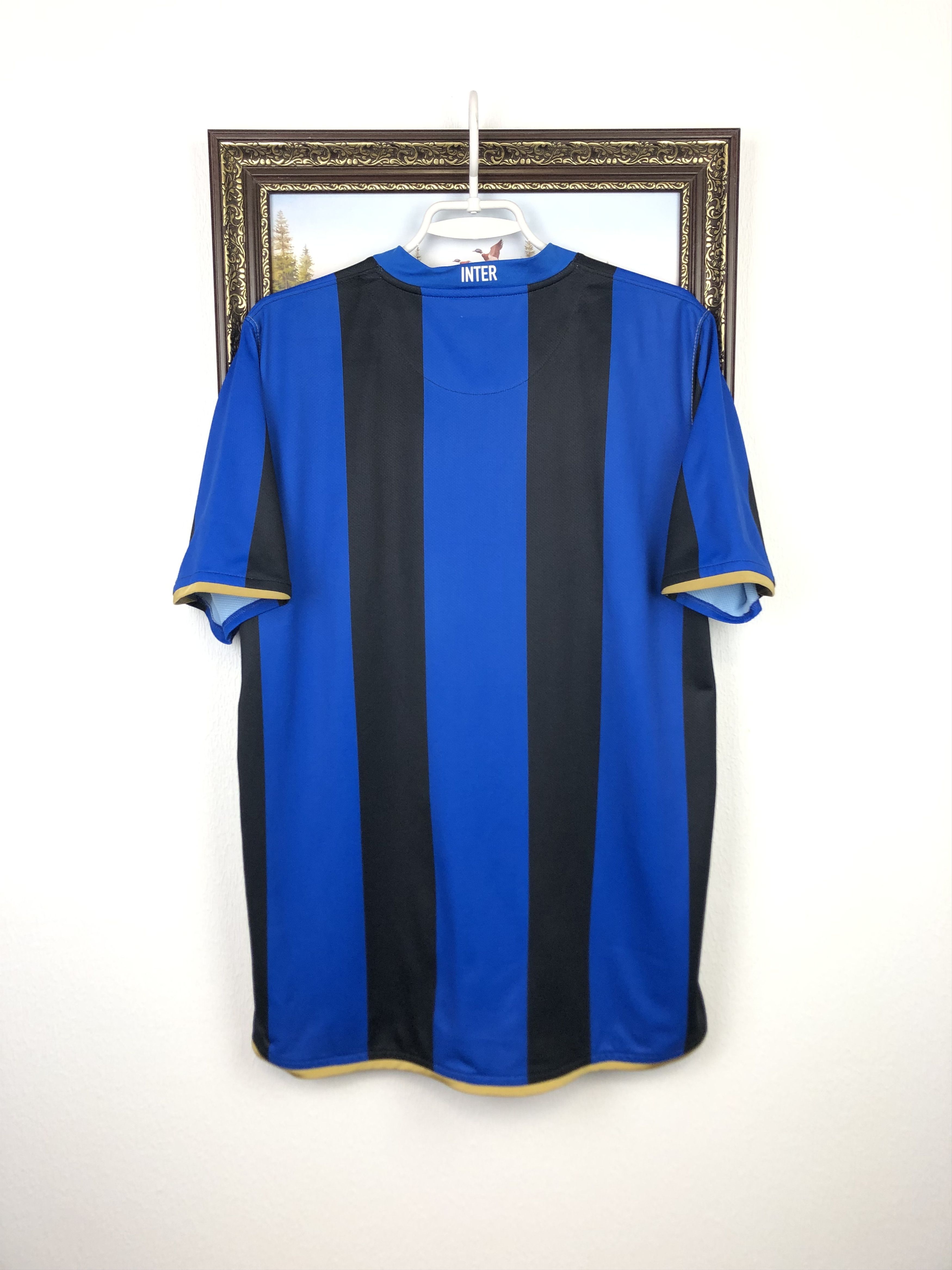 Nike Internazionale Inter Milan football shirt 2008 Soccer Jersey Size US L / EU 52-54 / 3 - 10 Thumbnail