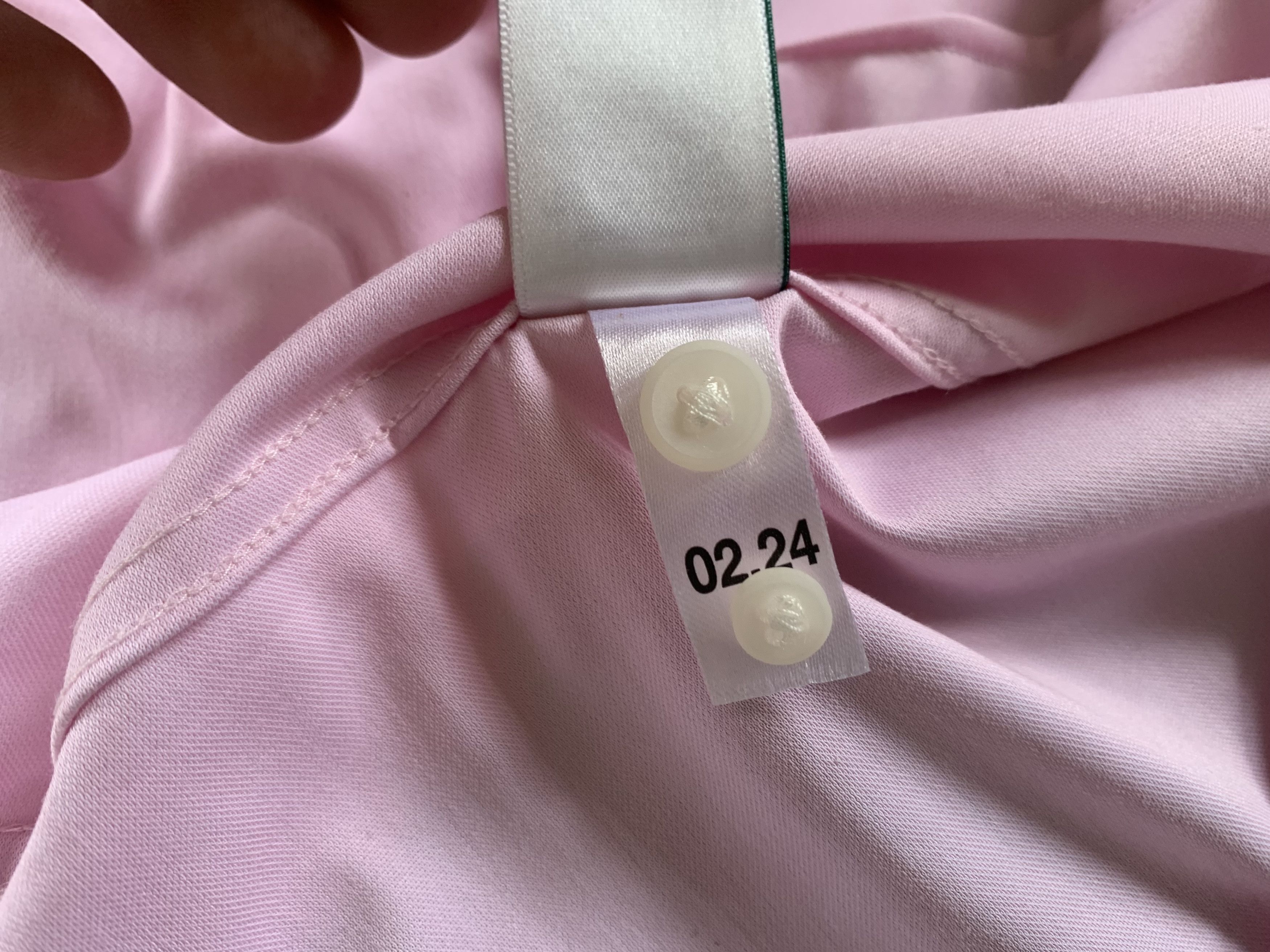 Marks & Spencer Autograph Marks and Spencer Stretch Pink Formal Shirt Size US M / EU 48-50 / 2 - 8 Thumbnail