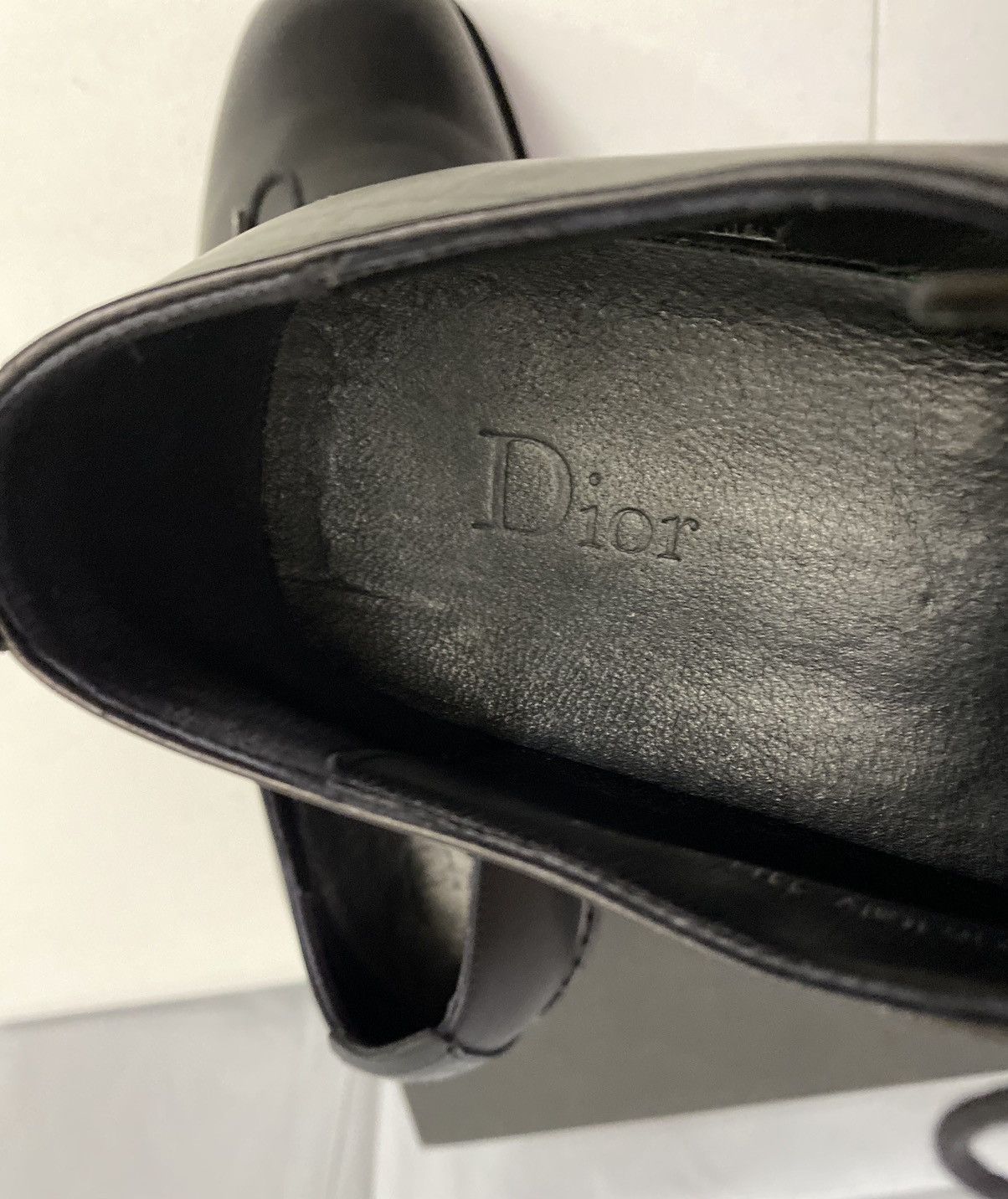 Dior Dior 🇮🇹 Black Derby Calfskin Commando Lug Sole 10 43 New Size US 10 / EU 43 - 2 Thumbnail