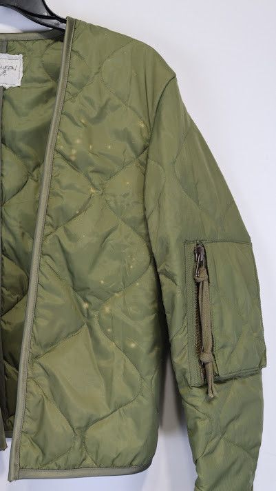Greg Lauren o1rshd1 Puffy Cropped Gl1 Liner Jacket 'Army' in Green Size US S / EU 44-46 / 1 - 7 Thumbnail