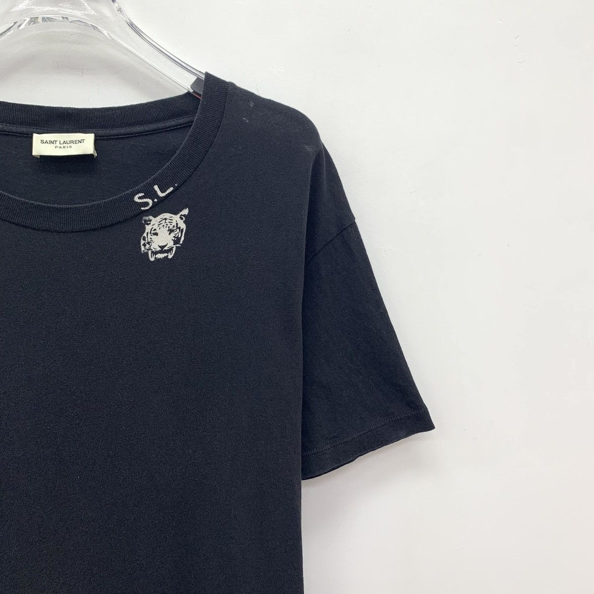 Yves Saint Laurent Yves Saint Laurent Tiger Head Short Sleeve T-Shirt K26WX Size M / US 6-8 / IT 42-44 - 3 Thumbnail