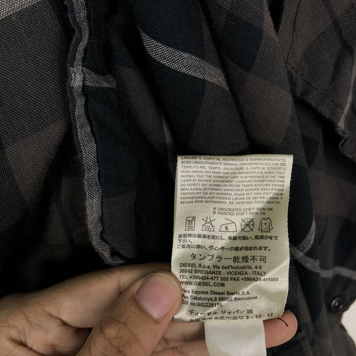 Japanese Brand 🔥90’s Bondage Parachute Biker Jacket Diesel Femme Tartan Size S / US 4 / IT 40 - 13 Thumbnail