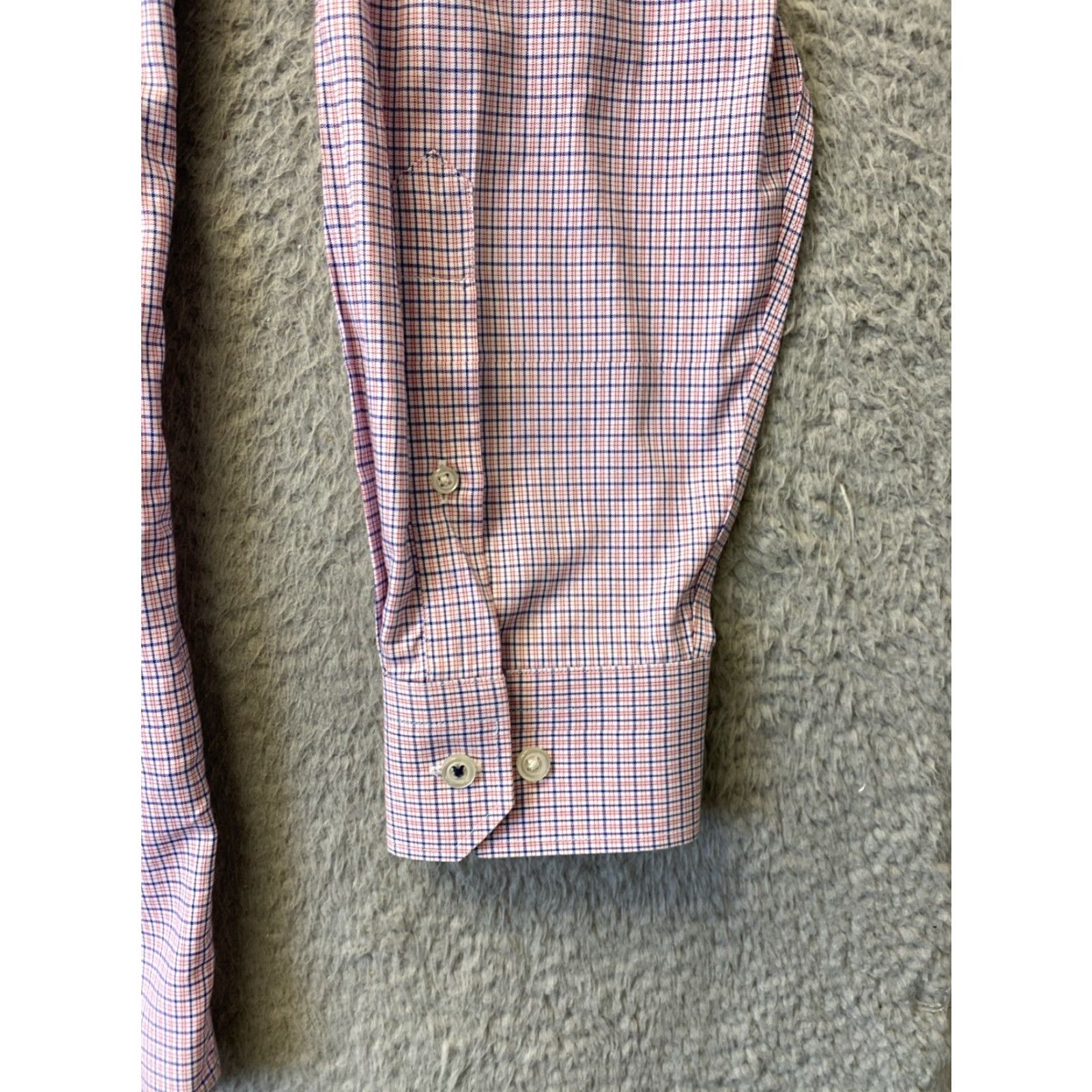 Banana Republic BANANA REPUBLIC Cotton Plaid Long Sleeve Shirt XL Pink Casual Mens Size US XL / EU 56 / 4 - 6 Thumbnail