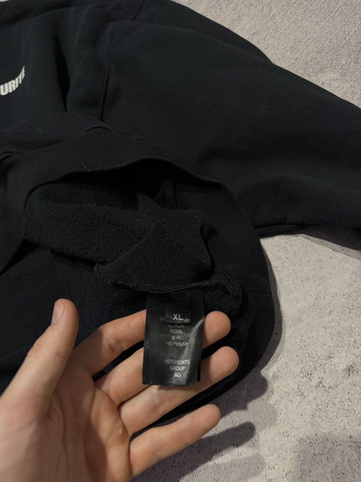 Vetements vetements sweatshirt Size US XL / EU 56 / 4 - 7 Thumbnail
