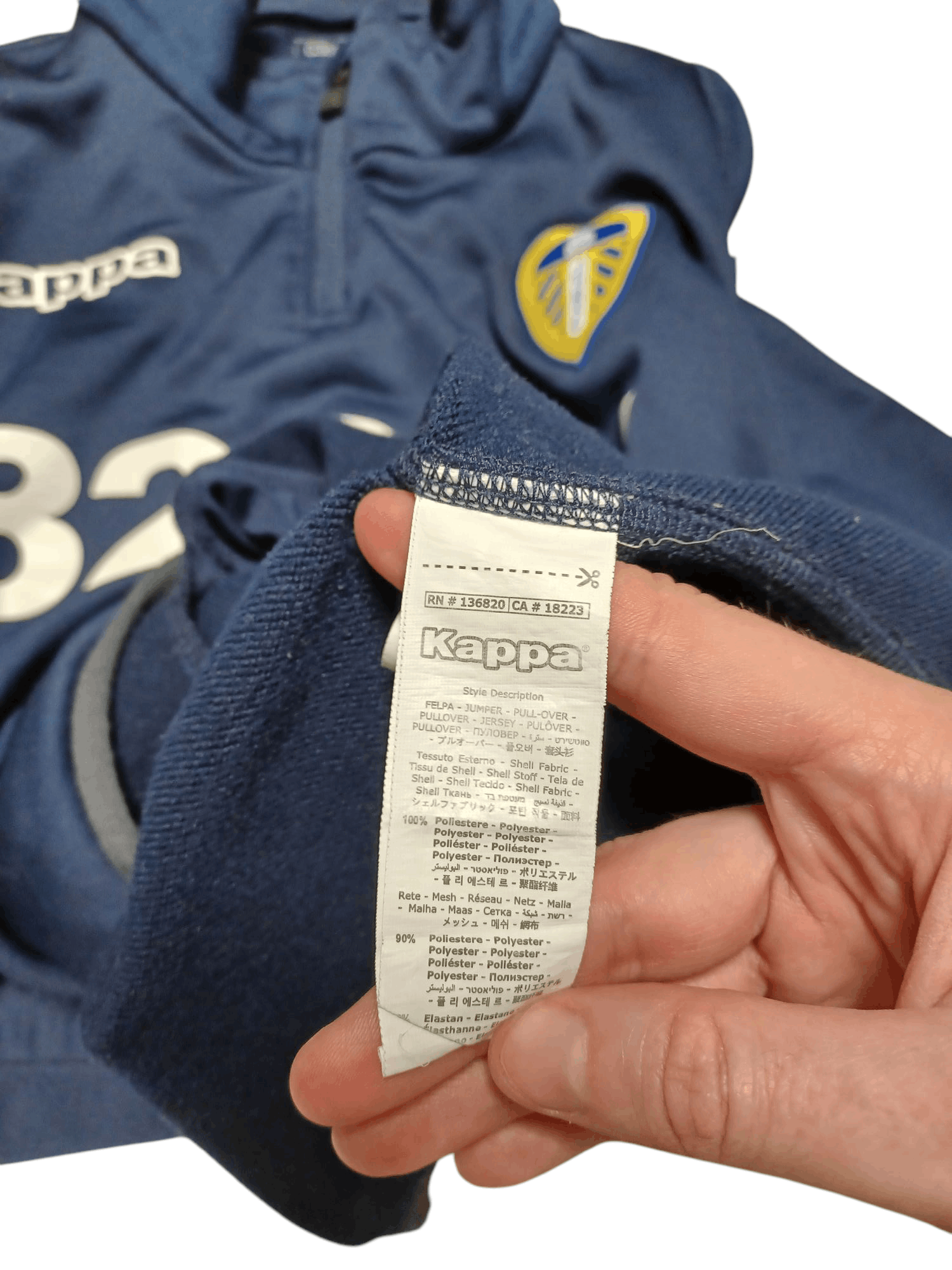 Kappa LEEDS UNITED KAPPA VINTAGE TRAINING SWEATSHIRT Size US XL / EU 56 / 4 - 5 Thumbnail