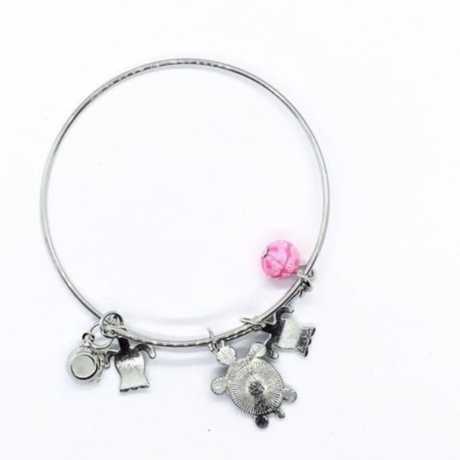 Other Beaded Sea Turtle Charm Colorful Bangle Bracelet Size ONE SIZE - 5 Thumbnail