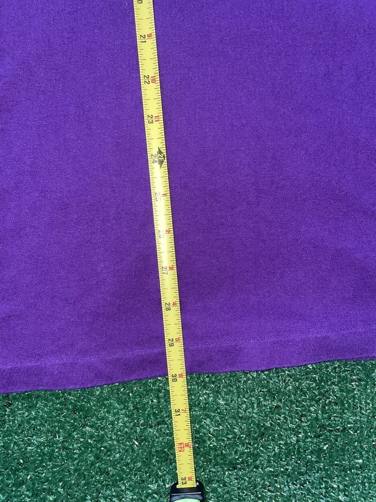 Fruit Of The Loom 90s AOP Purple Fort Lauderdale Single Stitch T-Shirt Size US XL / EU 56 / 4 - 4 Thumbnail